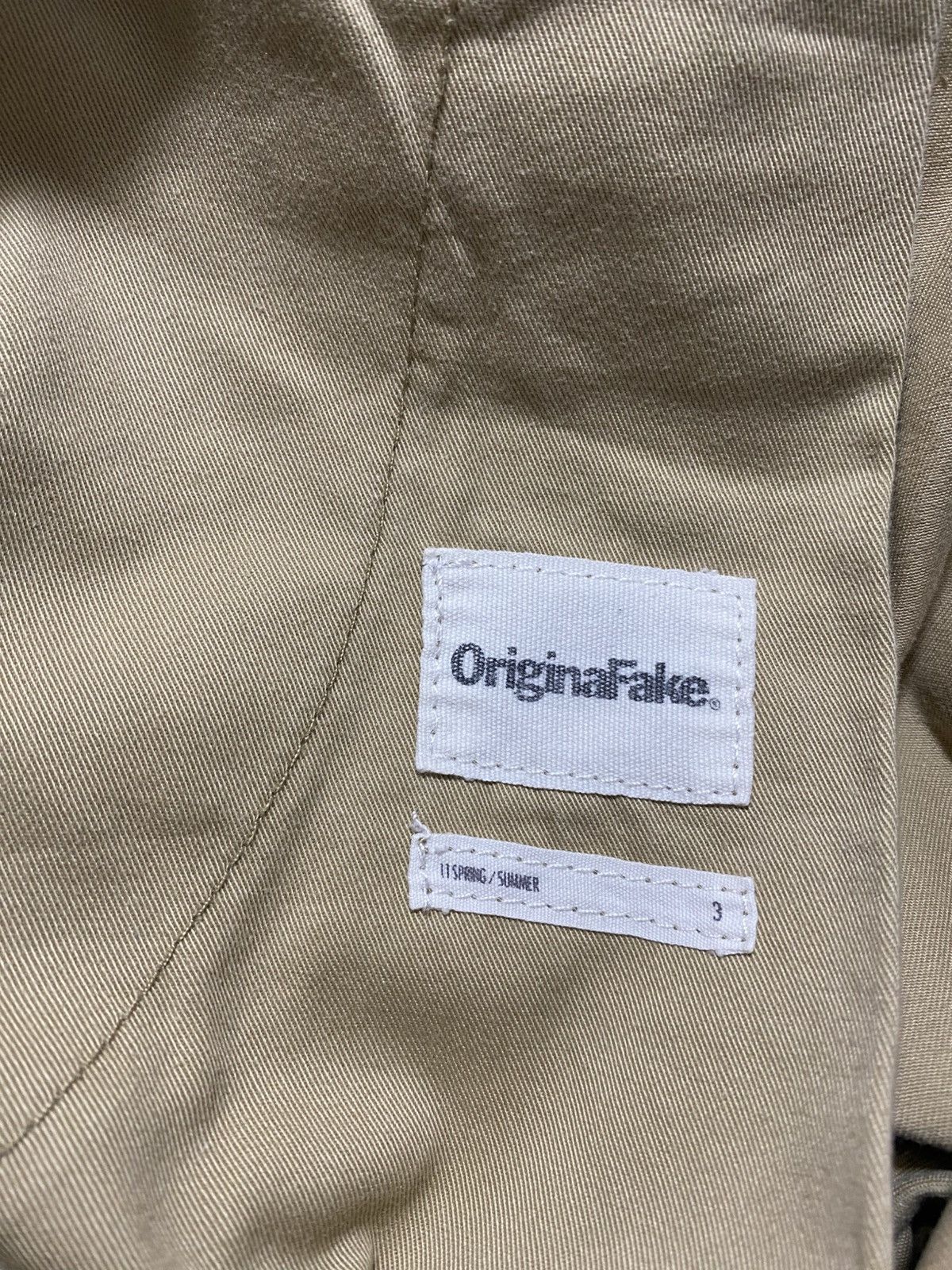 Original Fake SS11 ORIGINALFAKE KHAKI PANTS Size US 34 / EU 50 - 5 Thumbnail