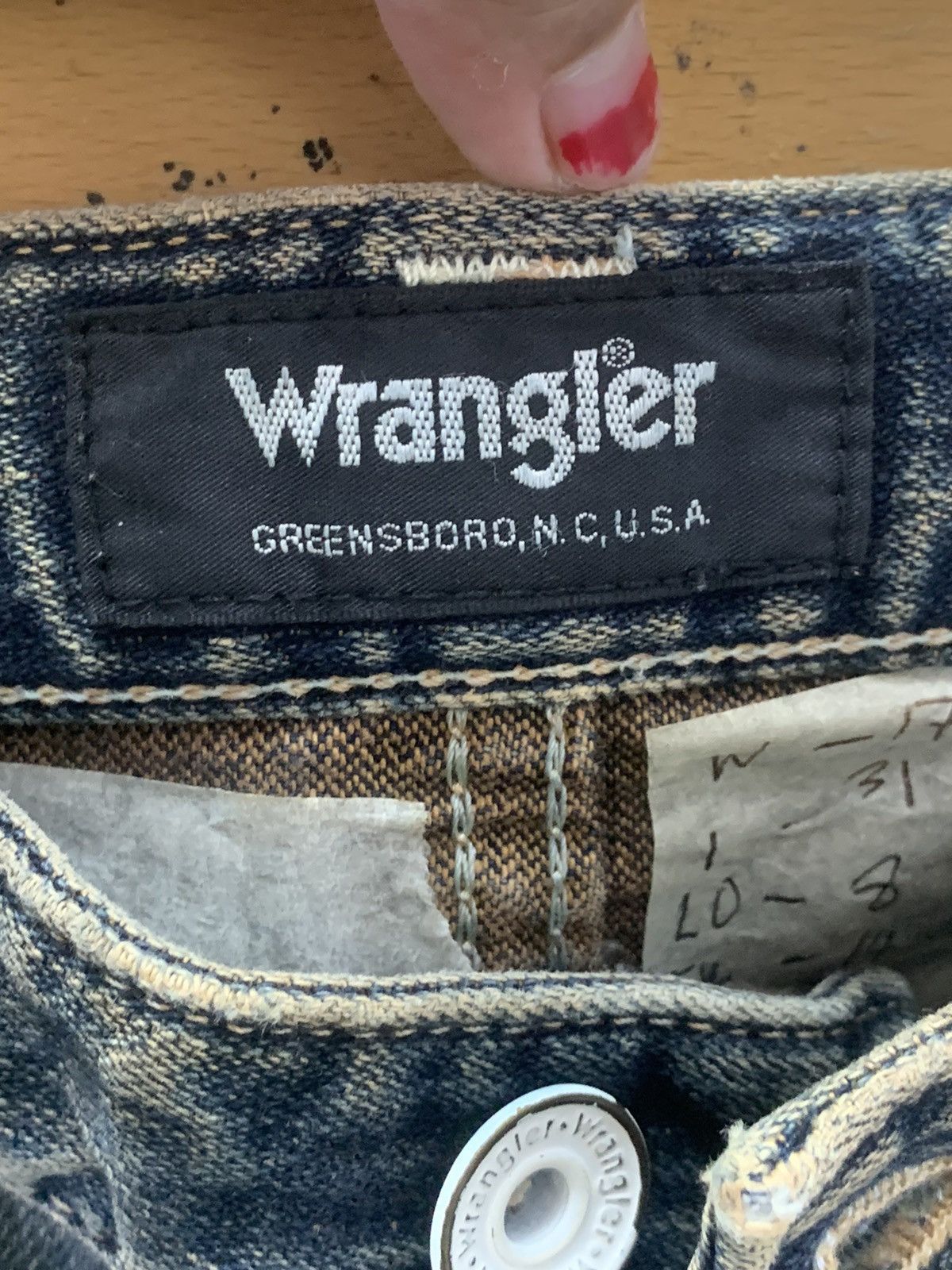 Vintage Vintage Wrangler jeans Size US 32 / EU 48 - 17 Thumbnail