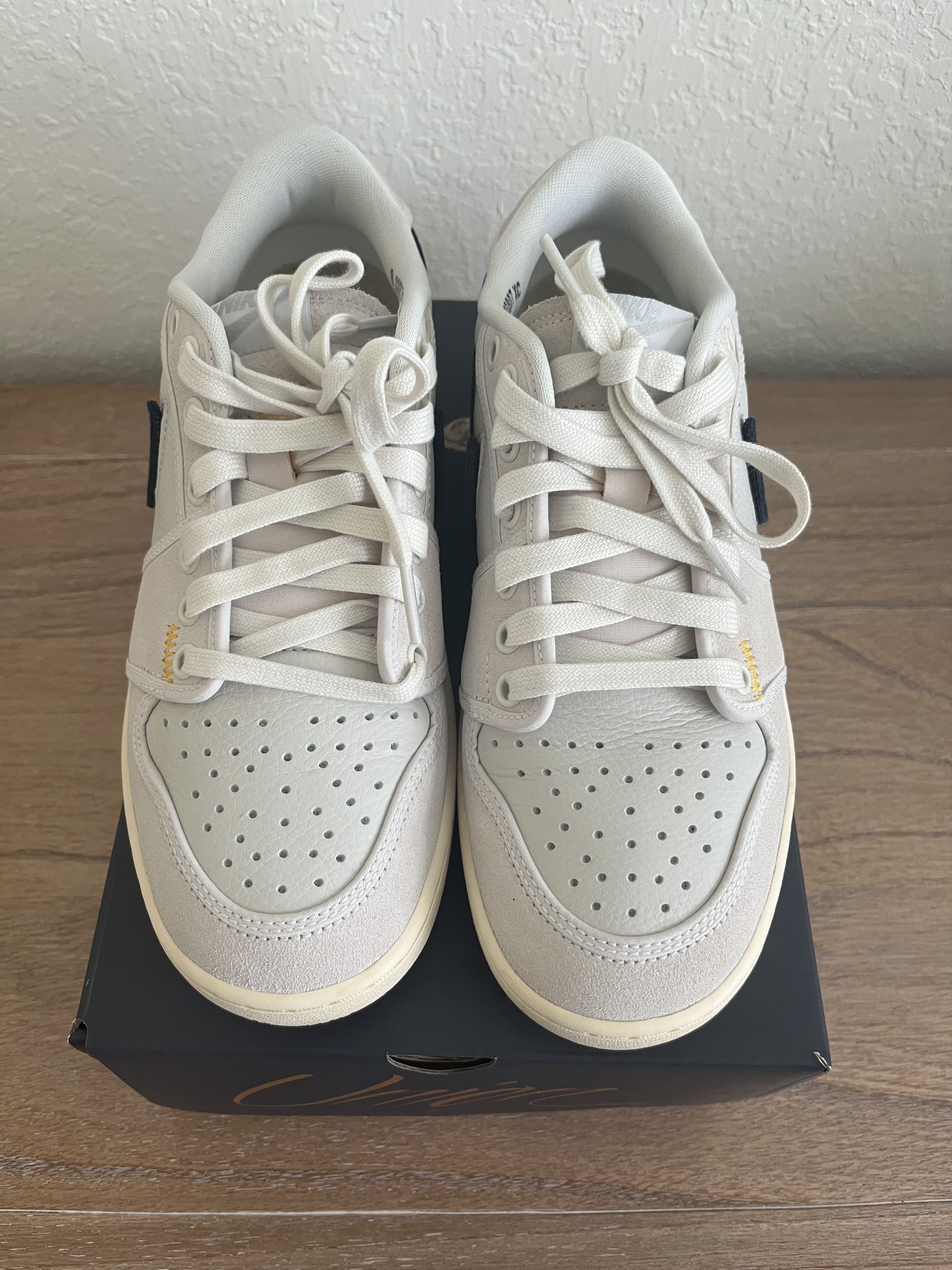 Jordan Brand × Nike × Union LA Union LA x Air Jordan 1 KO Low 'Sail Muslin' Size US 8 / EU 41 - 2 Thumbnail