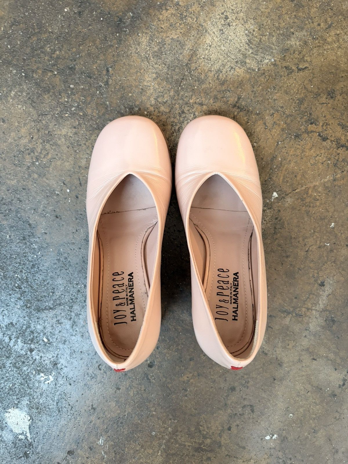 Halmanera HALMANERA pink leather chunky heels Size US 6.5 / IT 36.5 - 1 Thumbnail