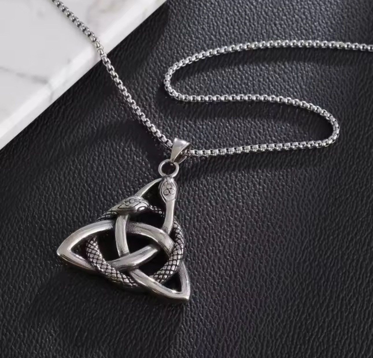 Other × Vintage Gothic Punk Stainless Steel Silver Necklace Size ONE SIZE - 3 Thumbnail
