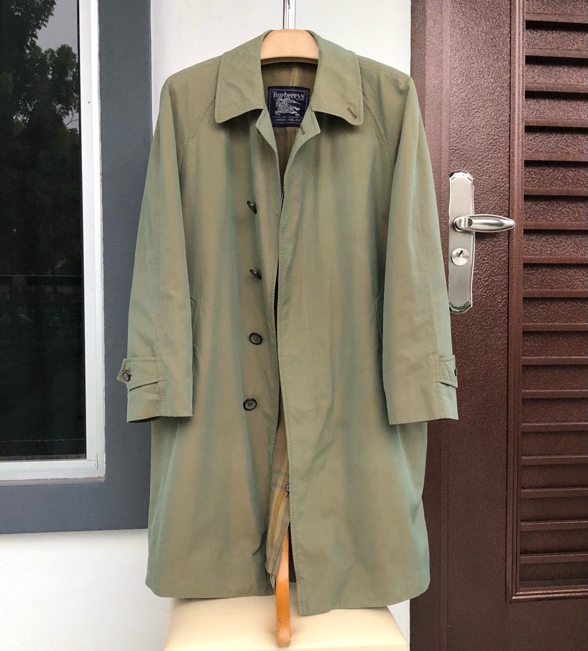 Burberry Vintage 90s Burberrys Prorsum London England Trench Coat Size US M / EU 48-50 / 2 - 8 Thumbnail