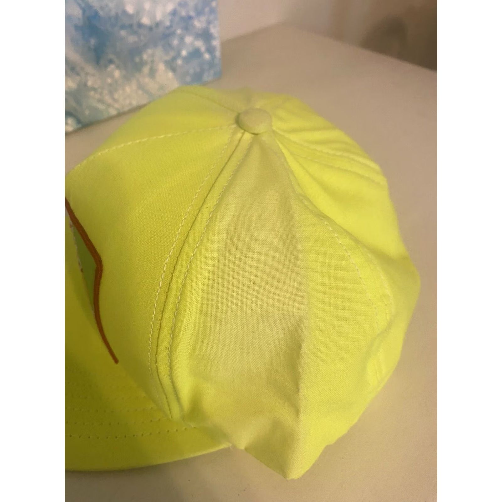Vintage VINTAGE HaT Snapback Hat USA Beverage Patch Neon Yellow 1990s Trucker Adjustable Mens Hats Size ONE SIZE - 8 Thumbnail