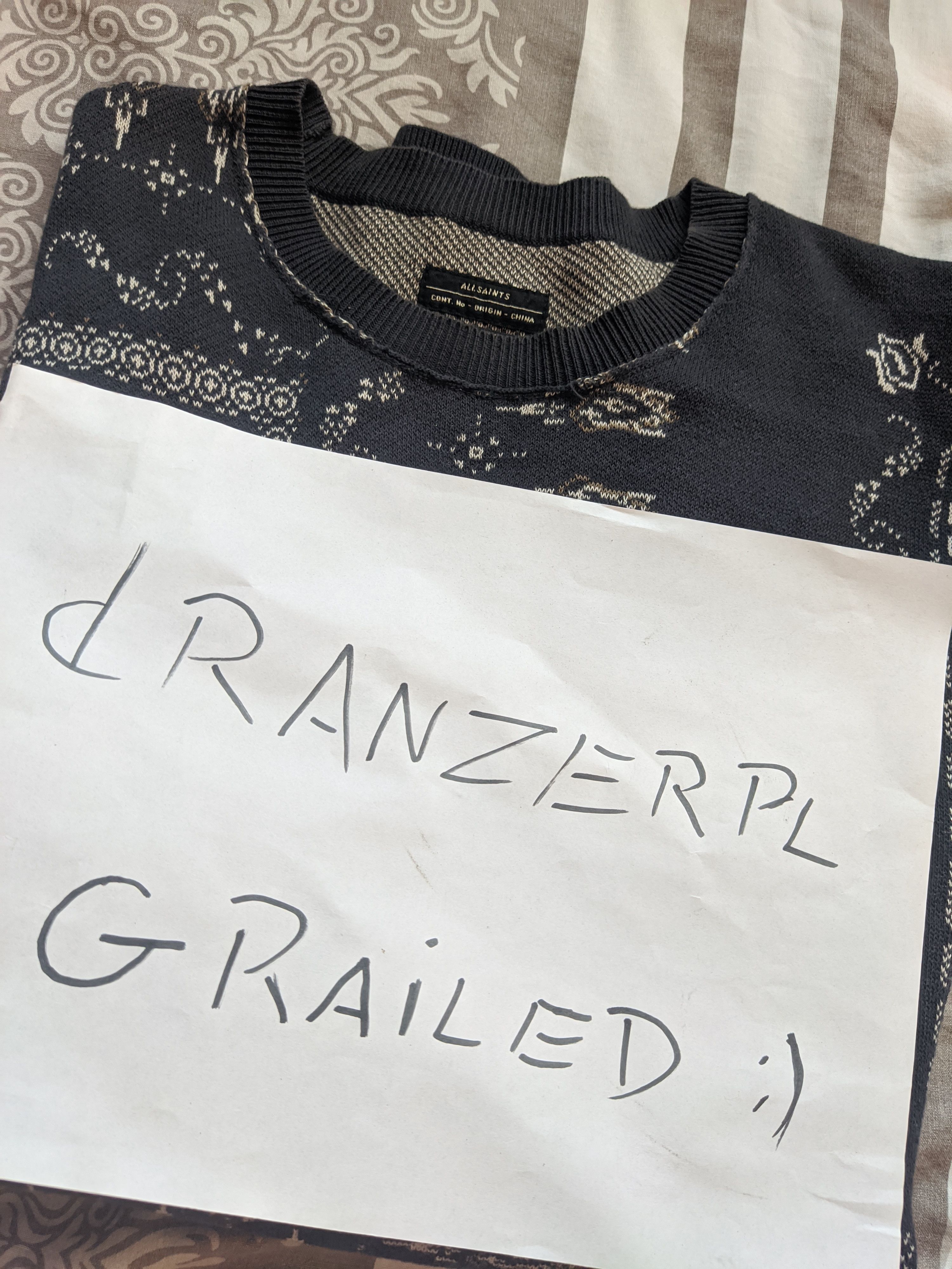 Allsaints AllSaints Compton Crew sweatshirt Size US M / EU 48-50 / 2 - 6 Thumbnail