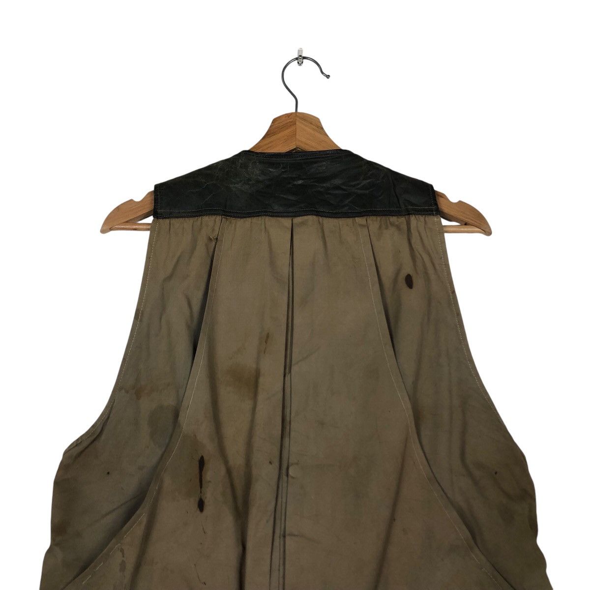 Japanese Brand 📌Skd Brand Bird Fashion Leather Biker Vest Multi Pocket Size US M / EU 48-50 / 2 - 10 Thumbnail