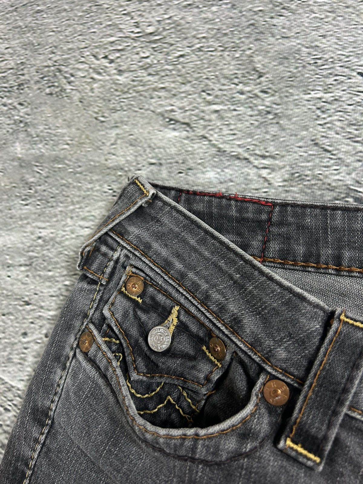 True Religion True Religion jeans vintage grey Billy flared Size 29" - 7 Thumbnail