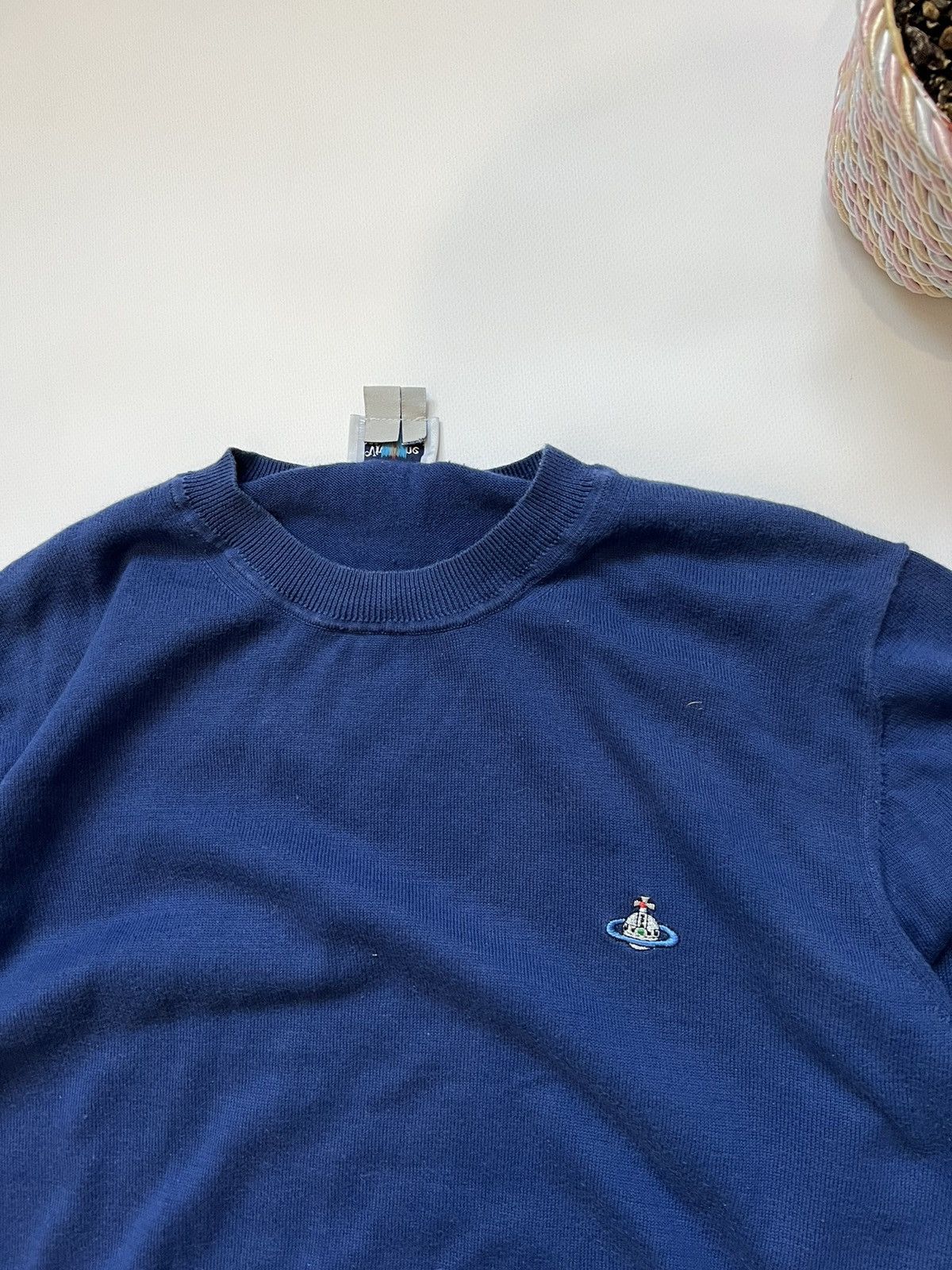 Vivienne Westwood Vivienne Westwood Navy Sweater Blue Size US XL / EU 56 / 4 - 2 Thumbnail