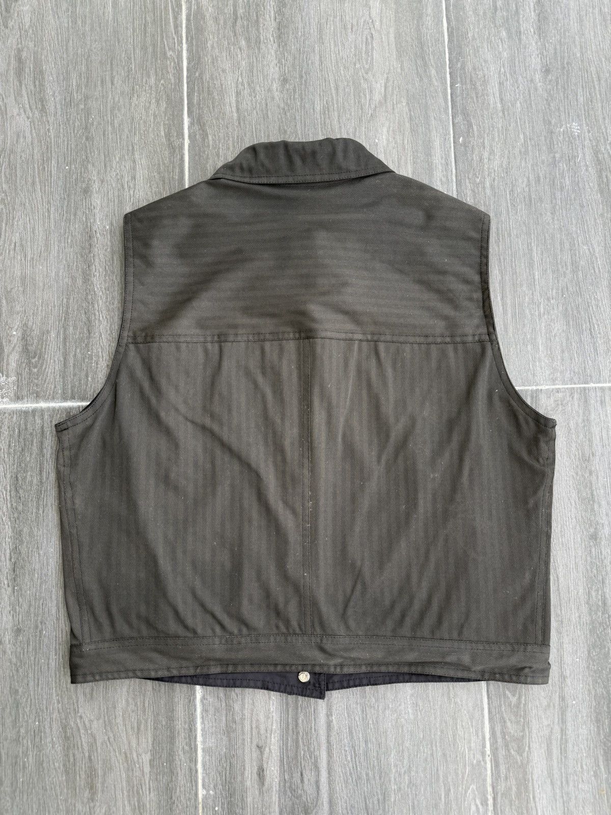 Fendi Vintage 90’s FENDI Reversible Brown/Black Vest Size 40R - 7 Thumbnail