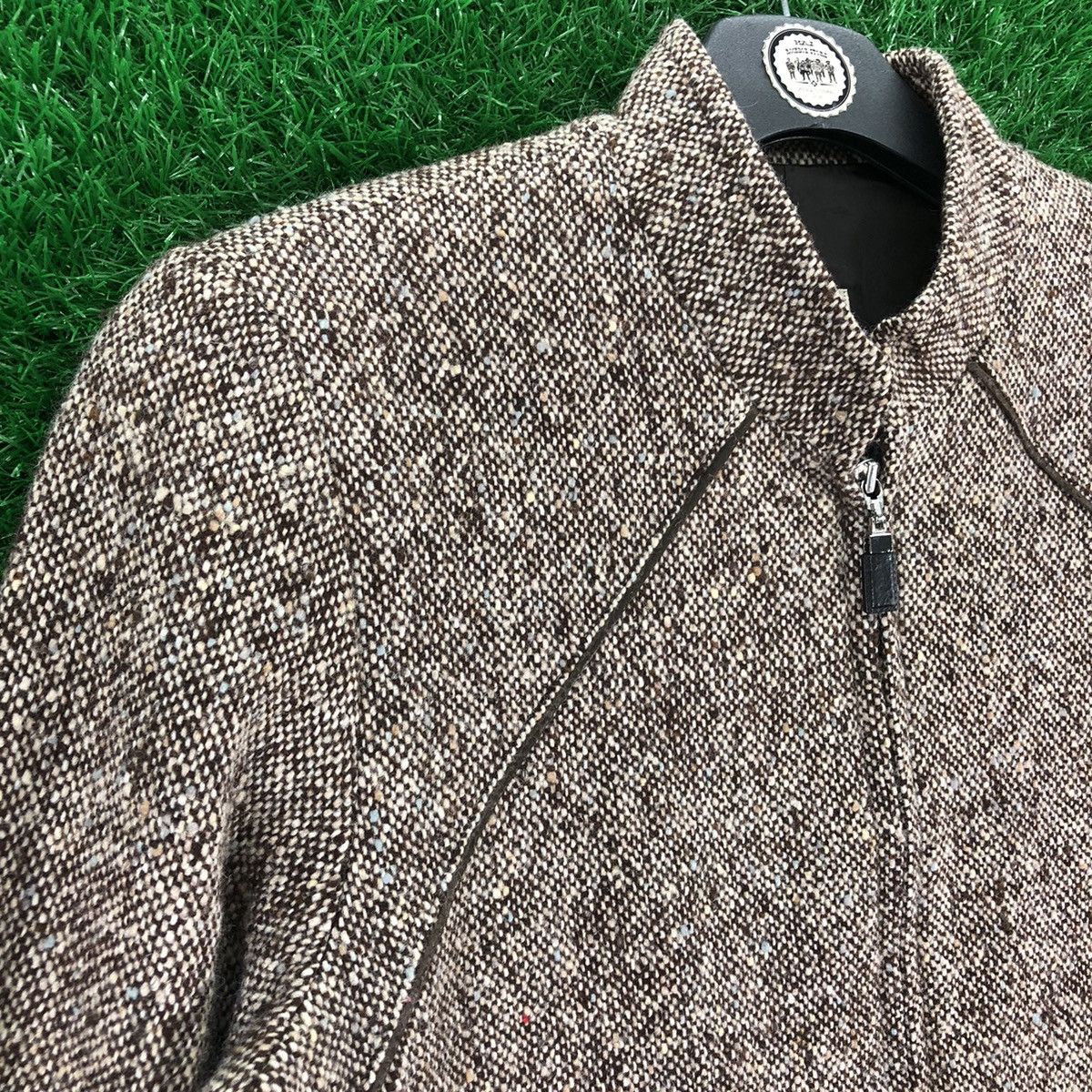Japanese Brand Vintage 80's Wool Zipper Jacket by Pretty House Size XS / US 0-2 / IT 36-38 - 2 Thumbnail