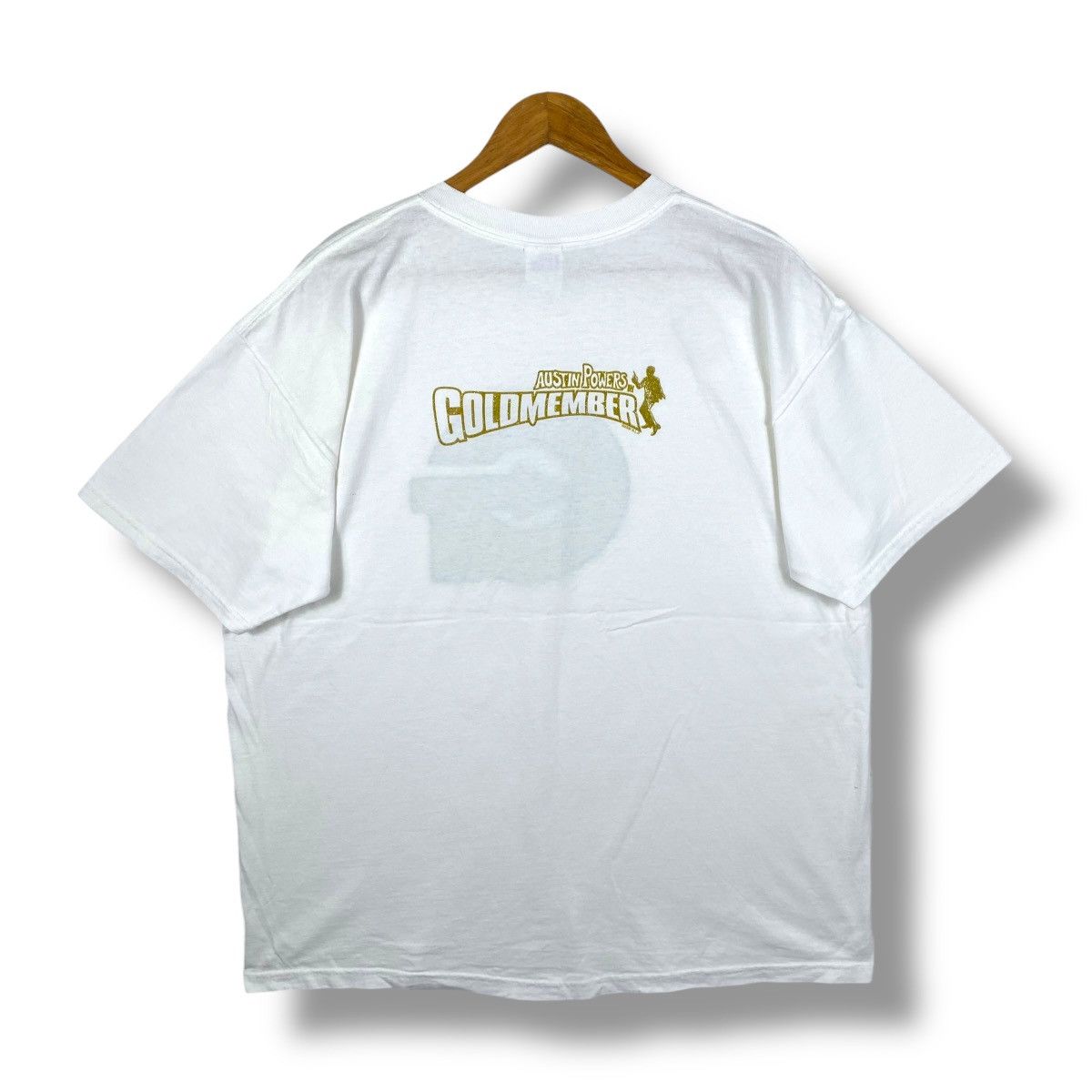 Vintage Vintage 00s AUSTIN POWERS Goldmember Graphic Movie Tee Shirt Size US XL / EU 56 / 4 - 1 Thumbnail