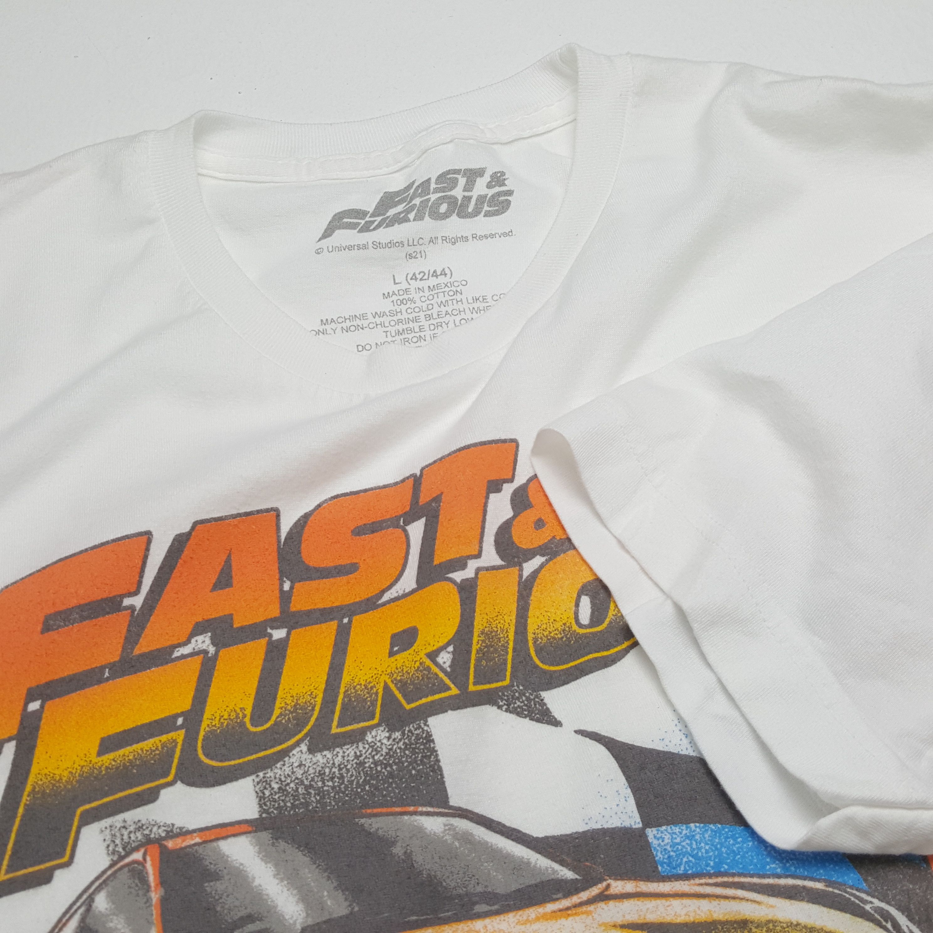 Vintage FAST AND FURIOUS Street Racing Streetwear Tshirt Size US L / EU 52-54 / 3 - 5 Thumbnail