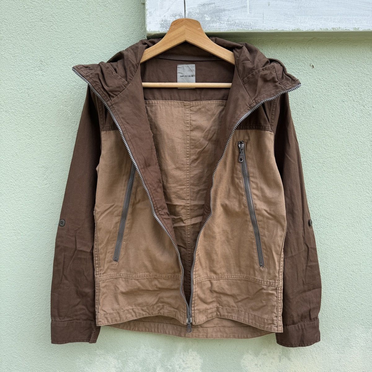 Japanese Brand Ships Jet Blue Hooded Jacket Size US M / EU 48-50 / 2 - 6 Thumbnail