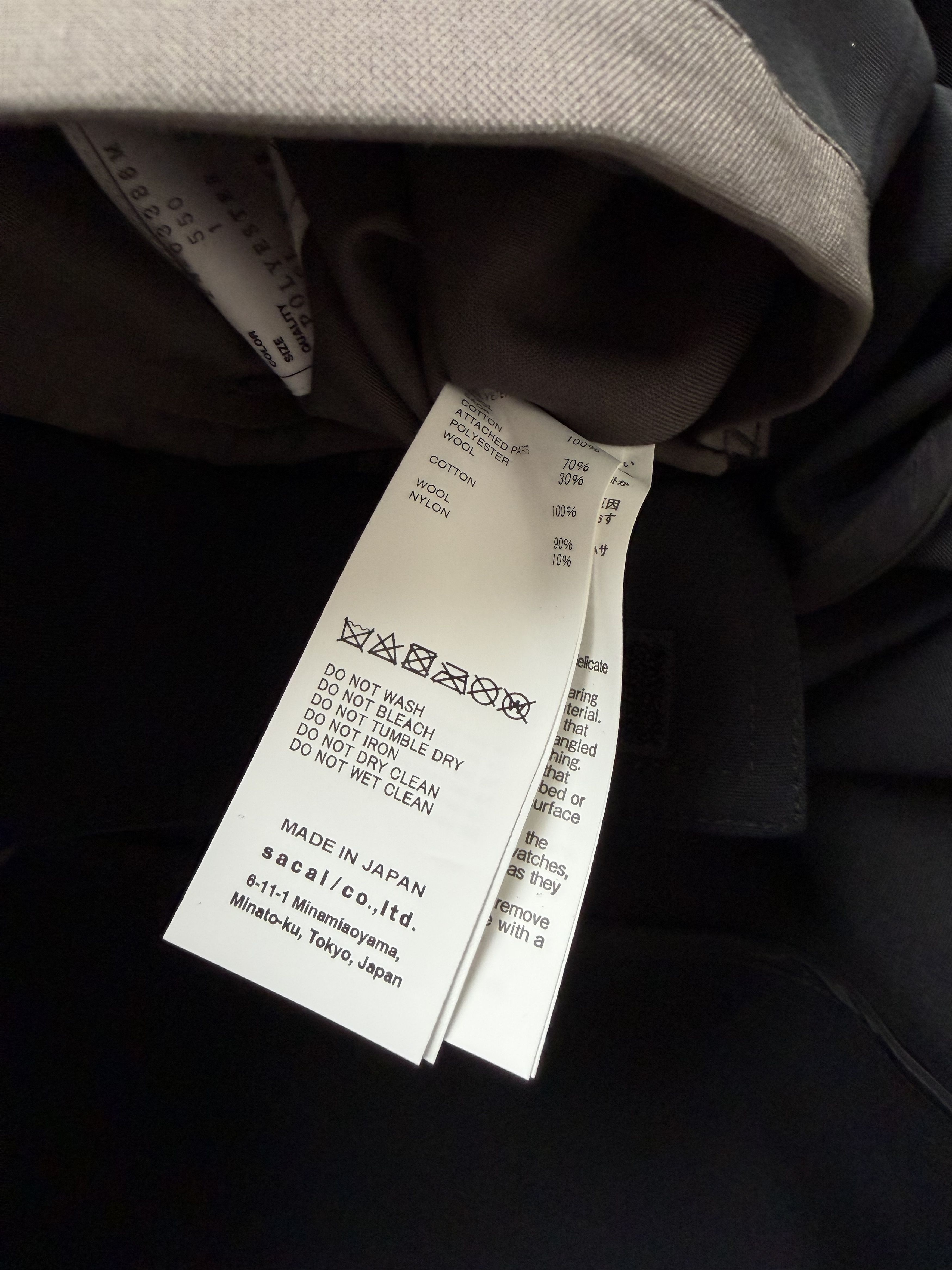 Carhartt Wip × Sacai Sacai Carhartt WIP Suiting Bonding Coat in Taupe Size US S / EU 44-46 / 1 - 10 Thumbnail