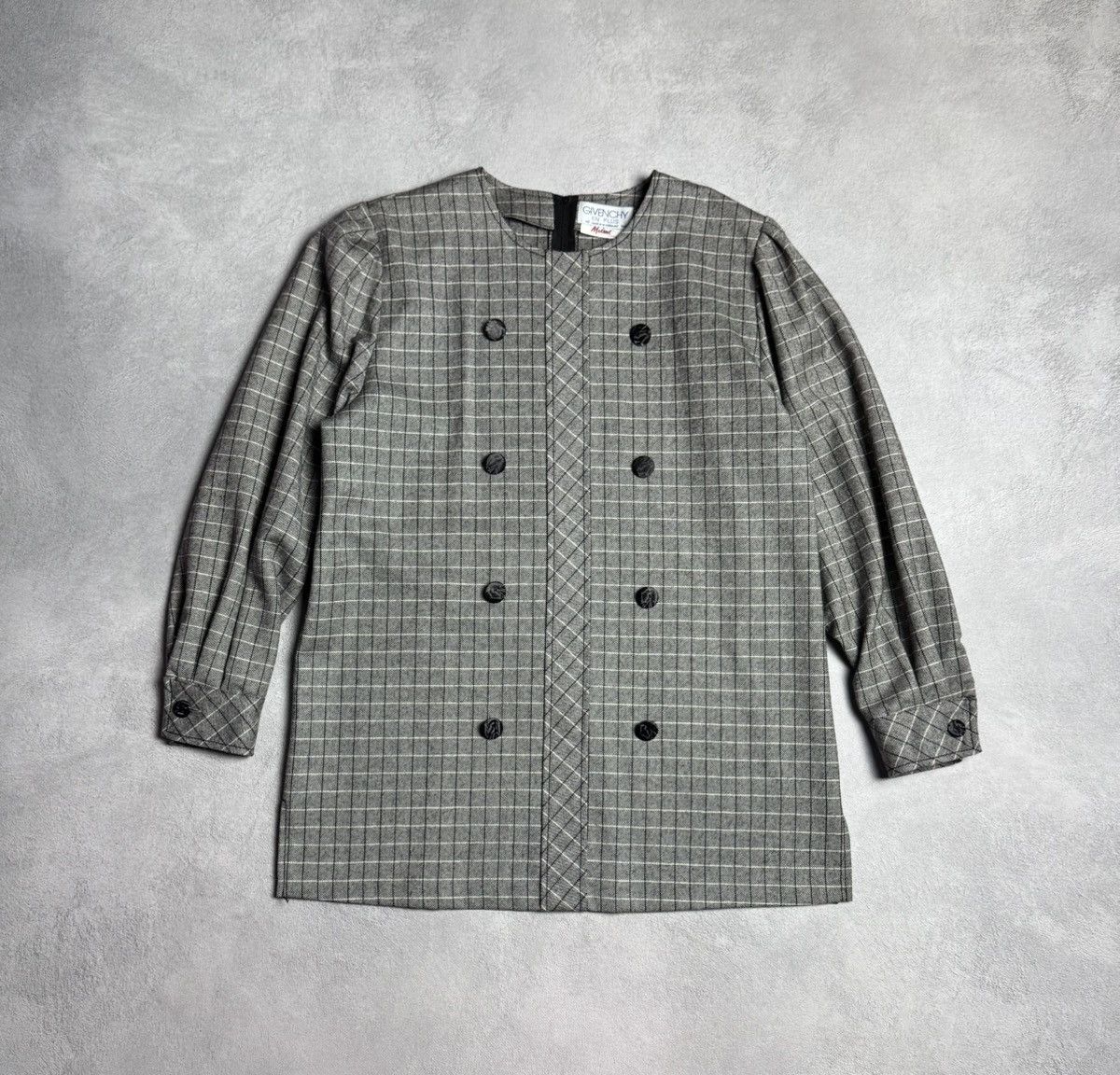 Givenchy GIVENCHY EN PLUS Vintage 90s Wool Cape Coat size 42 Size M / US 6-8 / IT 42-44 - 1 Thumbnail