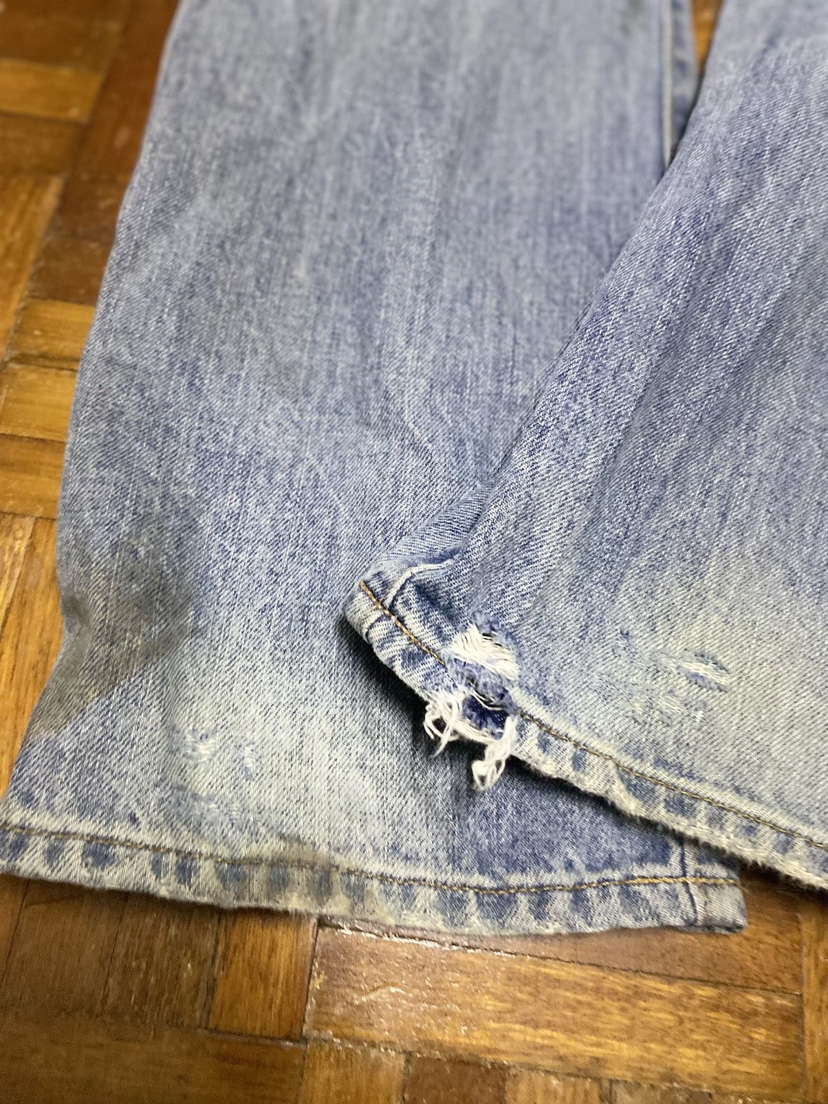 Polo Ralph Lauren × Vintage Vintage Denim Polo Ralph Lauren 90s distressed Size US 37 - 14 Thumbnail