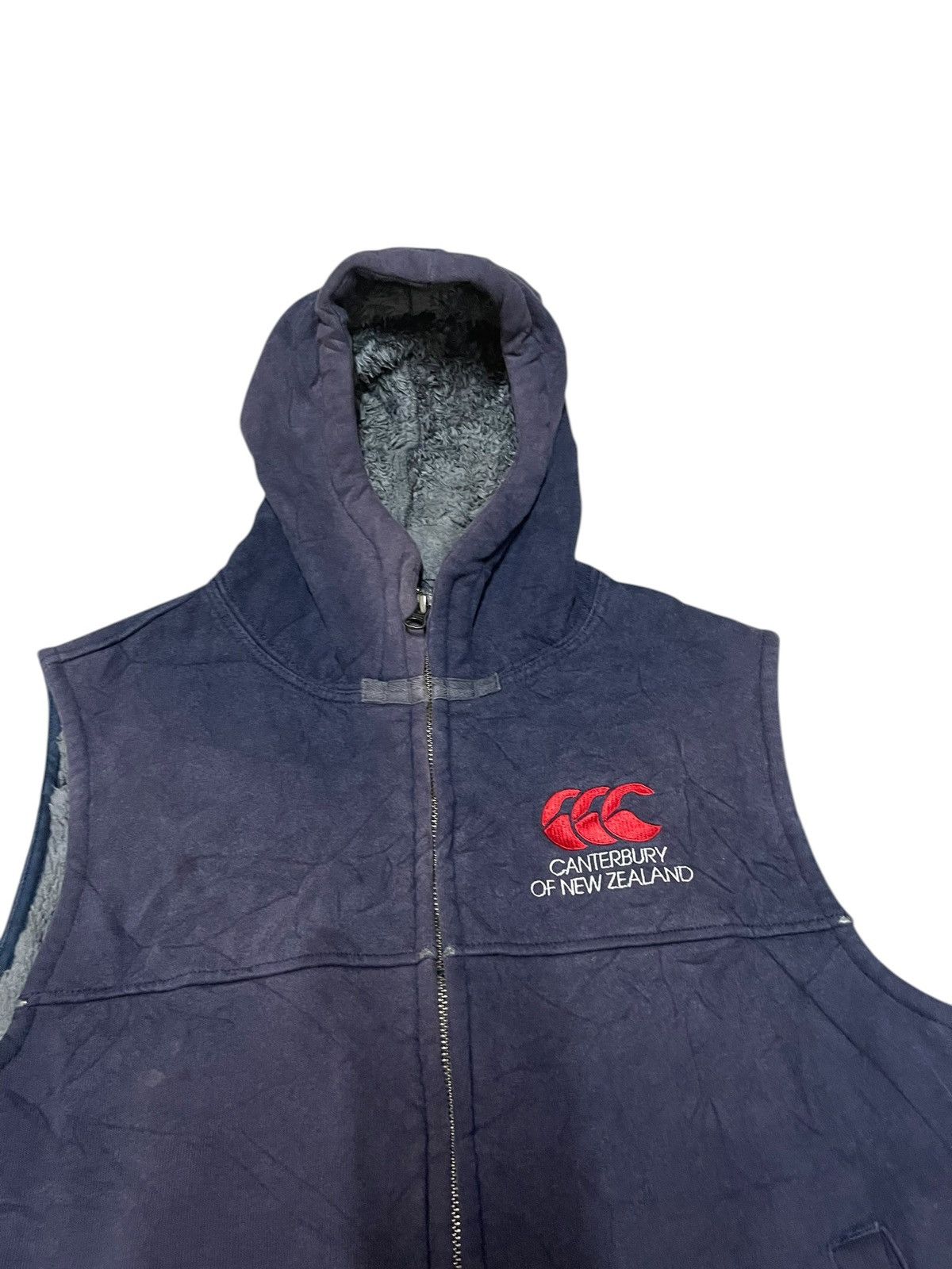 Canterbury of New Zealand Vtg Canterbury of New Zealand Hoodie Sleeveless Sun Faded Size US S / EU 44-46 / 1 - 2 Thumbnail