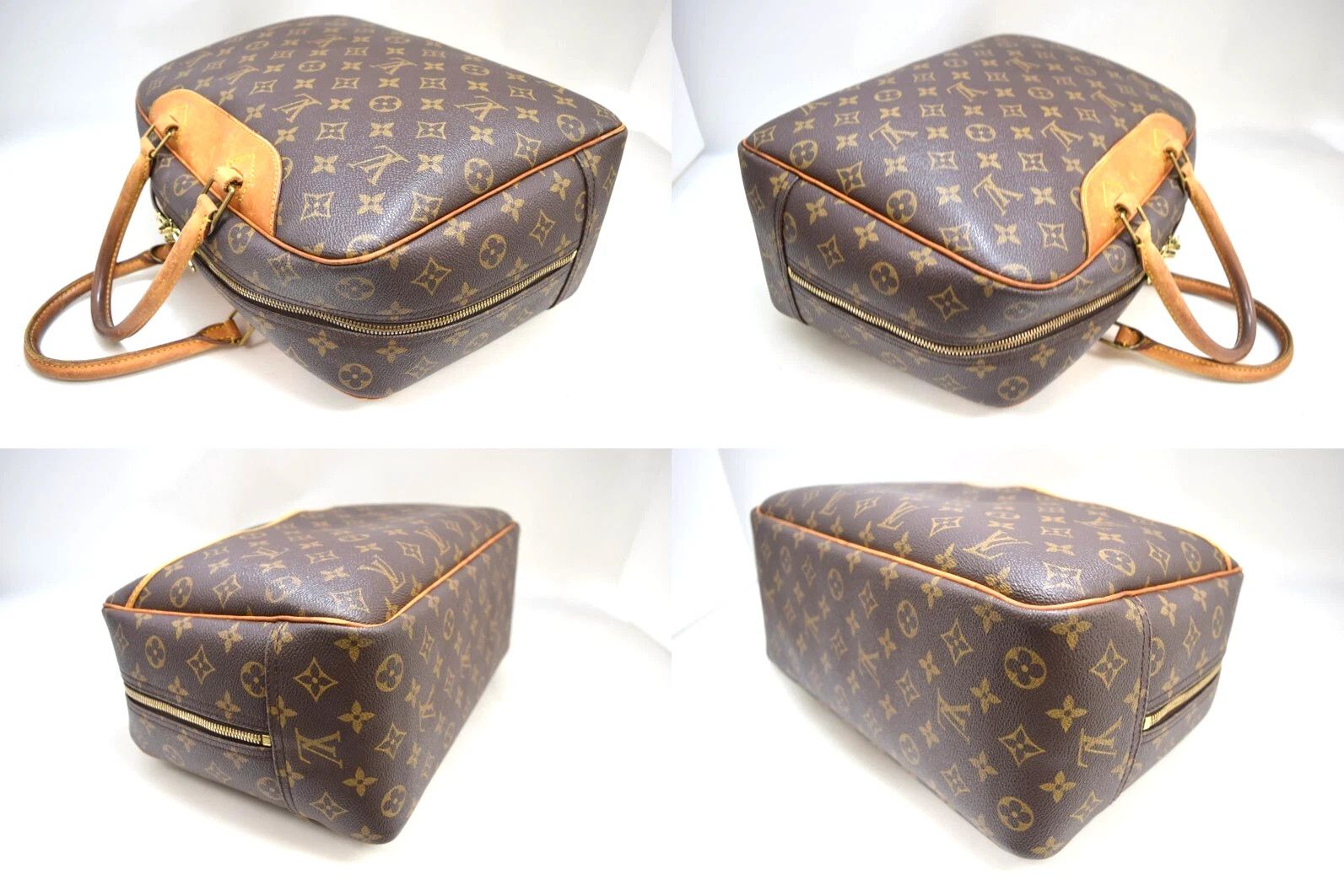 Louis Vuitton Auth Louis Vuitton Deauville Hand Bag Monogram Canvas M47270 Size ONE SIZE - 10 Thumbnail