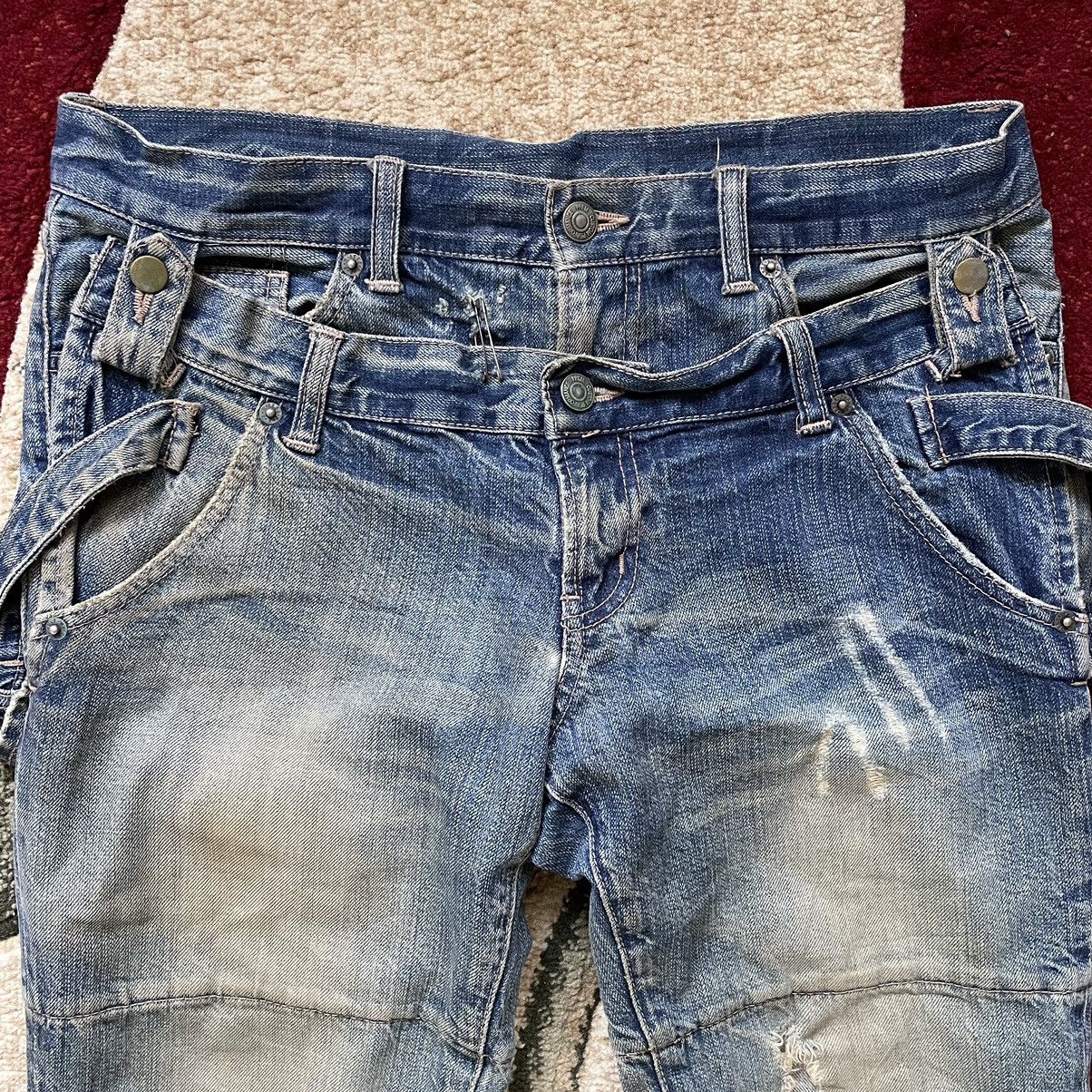 Japanese Brand × PPFM × Vintage PPFM DOUBLE WAIST RARE JEANS Size US 34 / EU 50 - 3 Thumbnail