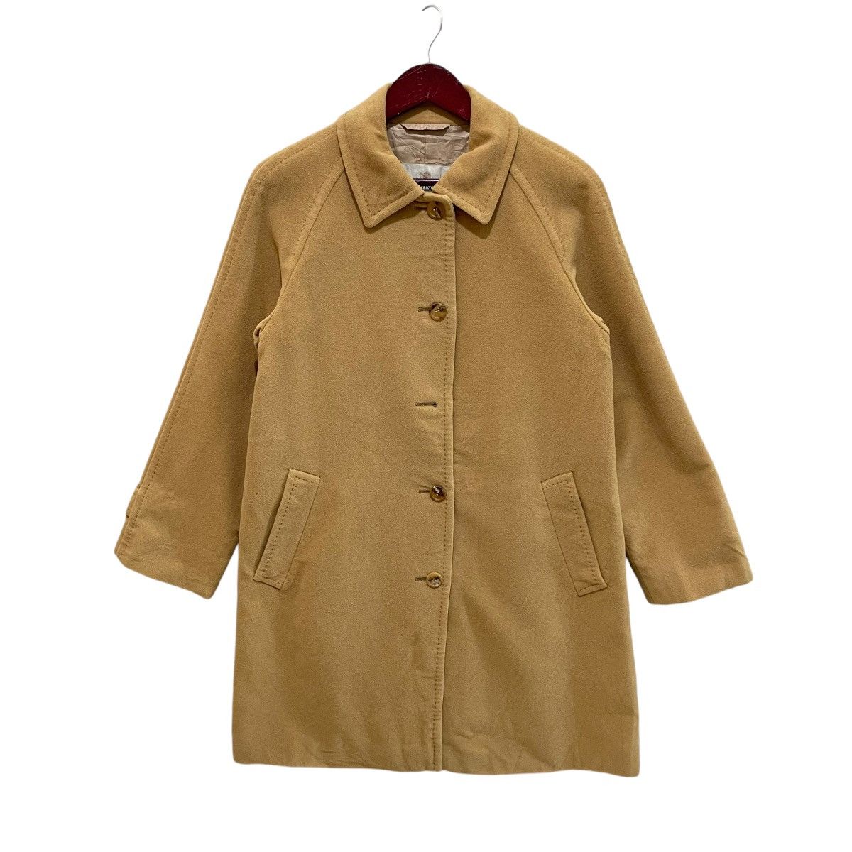 Vintage Aquascutum Made in Japan Wool Trench Coat Jacket