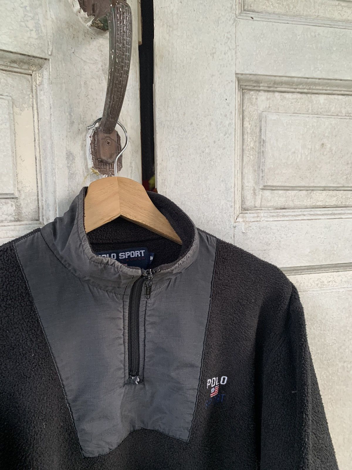 Polo Ralph Lauren Vintage Polo Sport Ralph Lauren Half Zip Sherpa Size US L / EU 52-54 / 3 - 5 Thumbnail