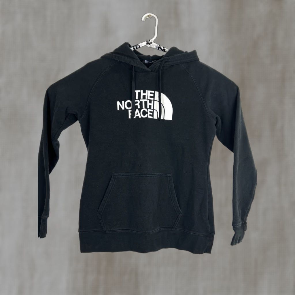 The North Face The North Face Womens Medium Pullover Hoodie Black White Graphic Drawstring Size M / US 6-8 / IT 42-44 - 1 Thumbnail