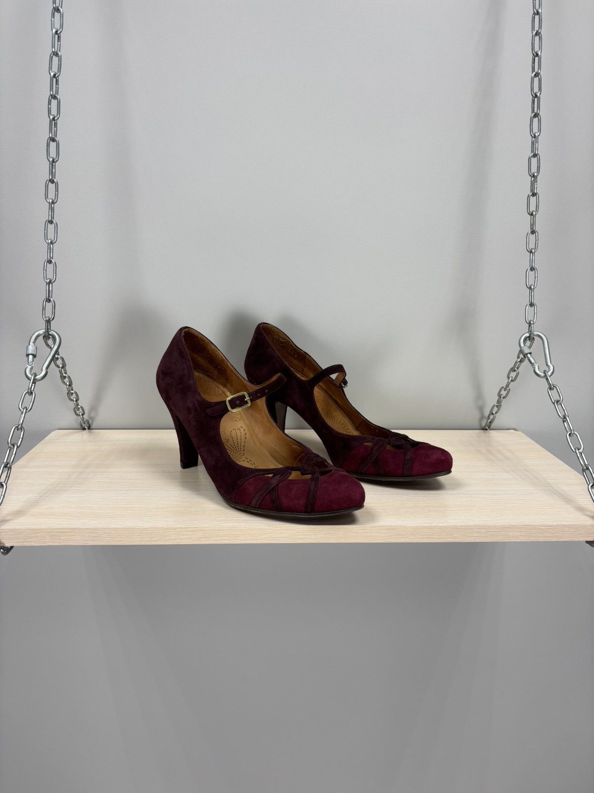 Womens heels Chie Mihara Size 40 Color Burgundy