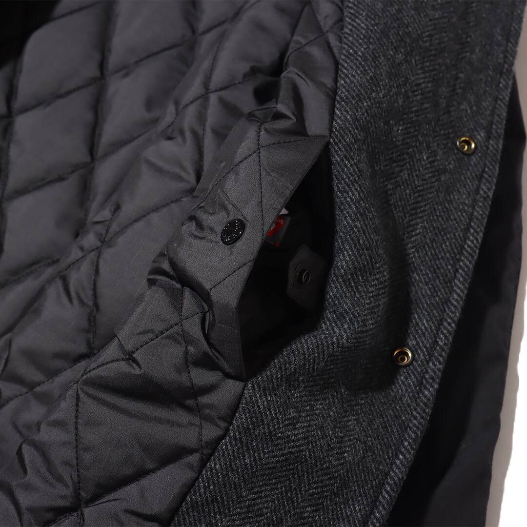 Nanamica × The North Face Purple Label Herringbone Tweed Varsity Jacket Beige Size US XL / EU 56 / 4 - 10 Thumbnail