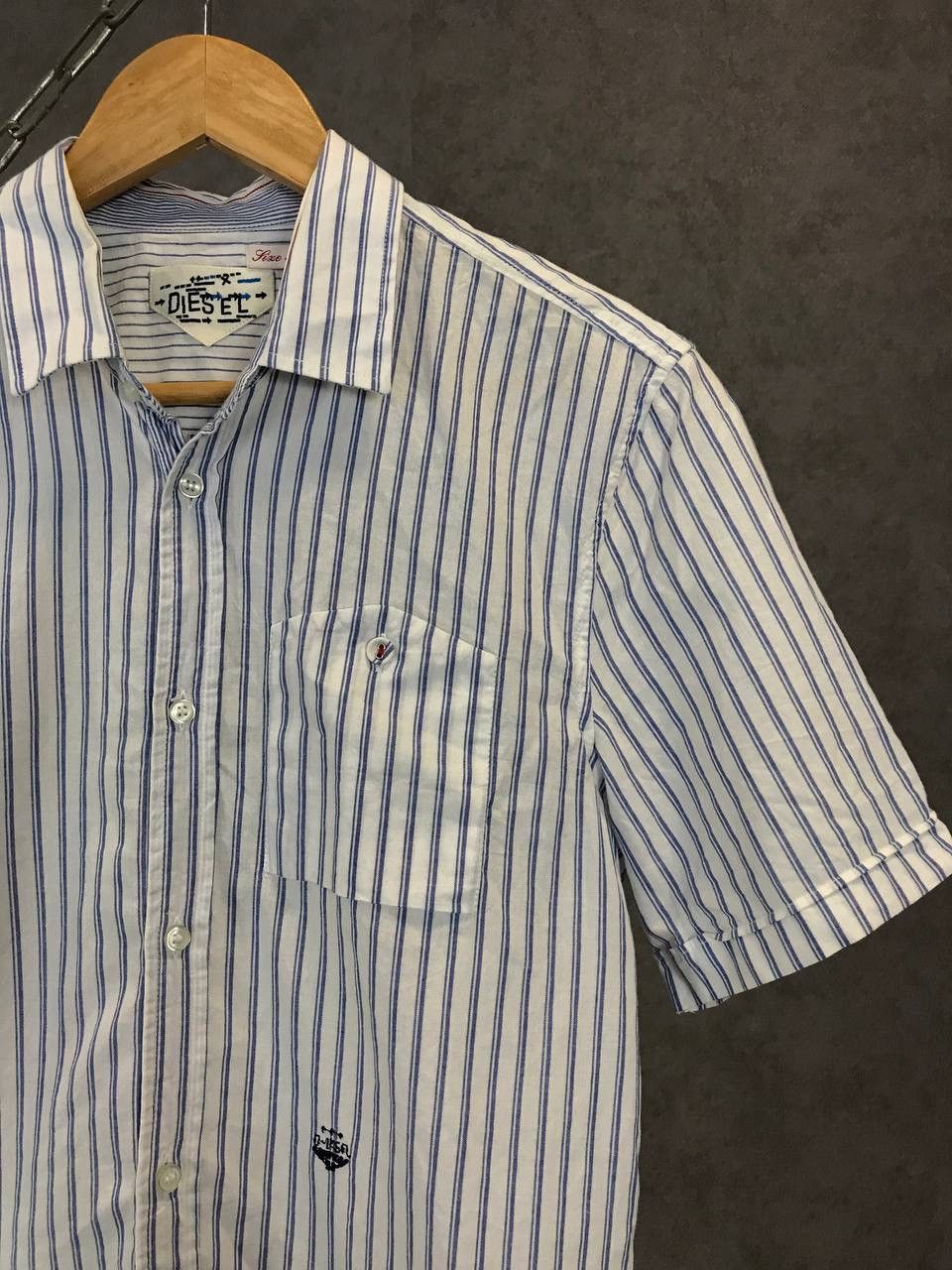Diesel × Vintage Diesel vintage designer striped shirt Size US S / EU 44-46 / 1 - 2 Thumbnail