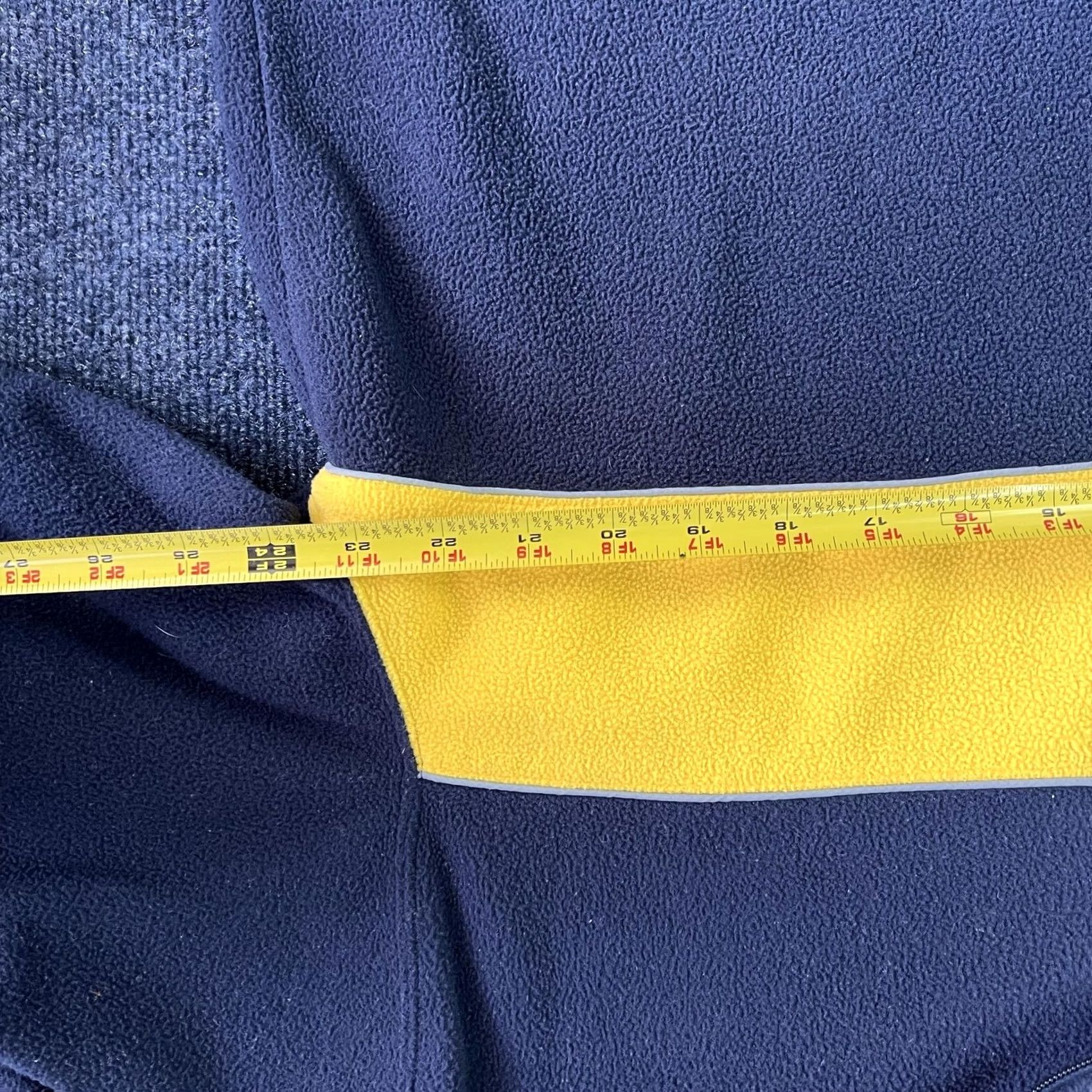 Vintage Aéropostale Fleece Pullover Mens Large Navy Yellow Quarter Zip A87 AERO Top Shirt Navy Yellow Striped Logo Embroidered Zip Pullover Mens L Size US L / EU 52-54 / 3 - 5 Thumbnail