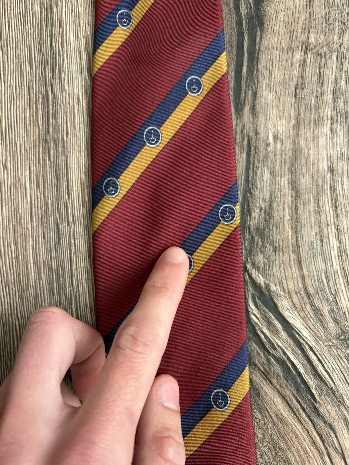 Celine Celine Silk Tie Made In Spain Size ONE SIZE - 2 Thumbnail