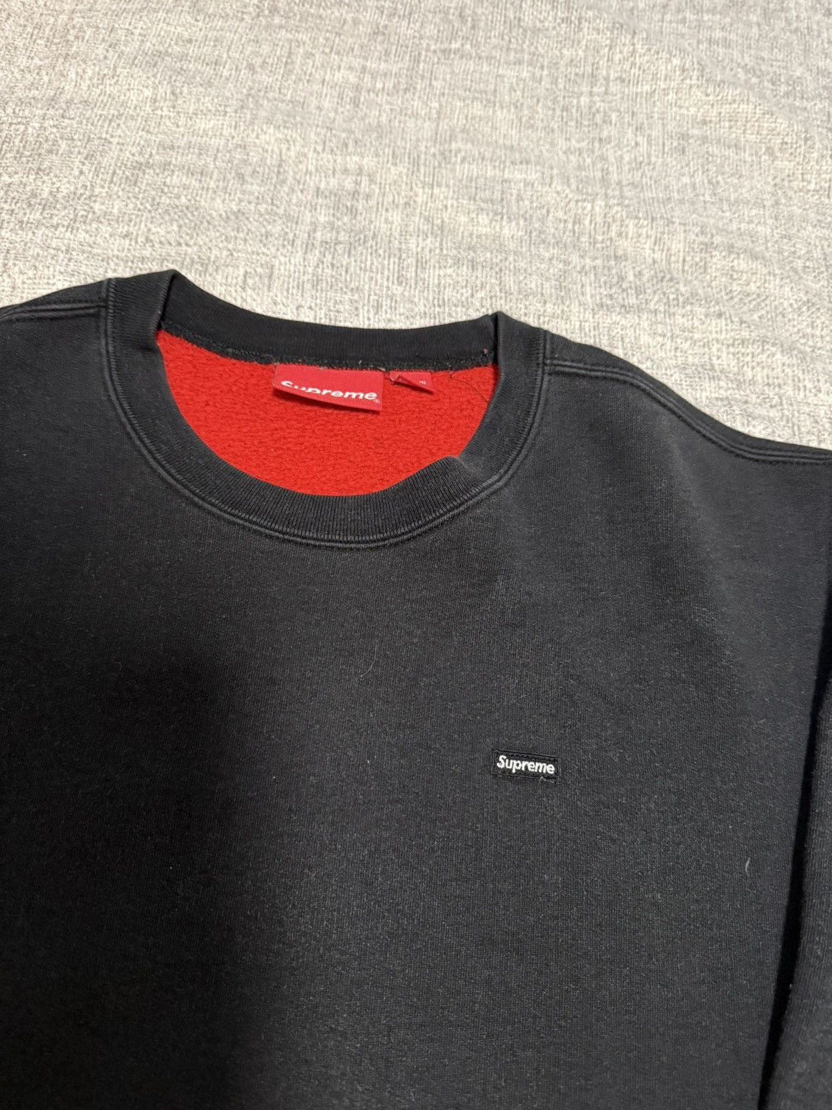 Supreme Supreme contrast small box crew crewneck Size US L / EU 52-54 / 3 - 2 Thumbnail