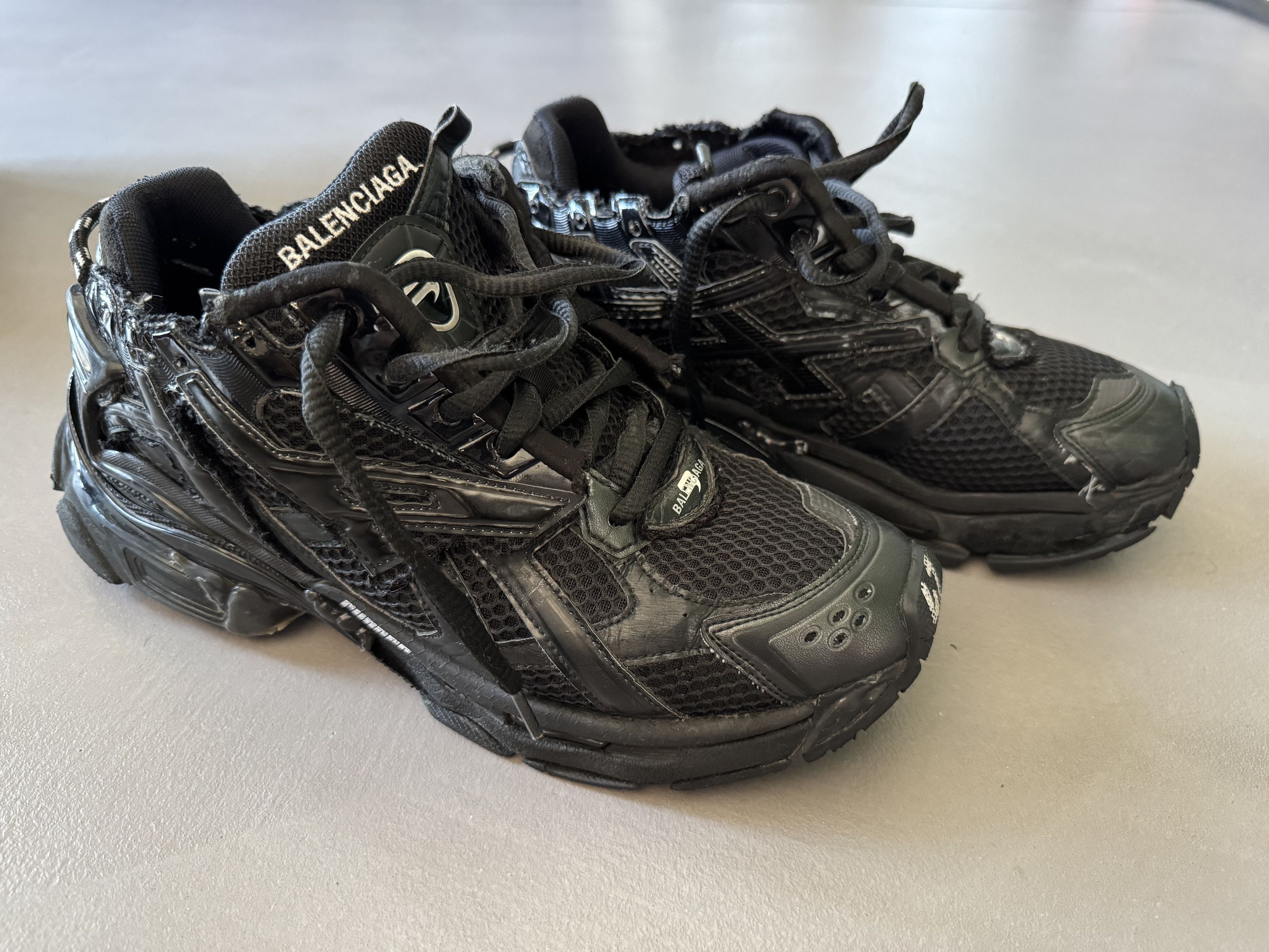 Balenciaga Balenciaga Runner Black, Mesh / Nylon Sneakers - Italy Size US 9 / EU 42 - 8 Thumbnail