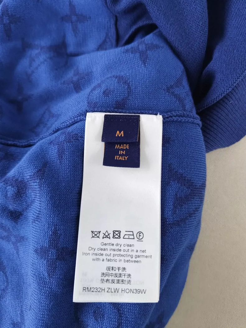 Louis Vuitton Louis Vuitton Yayoi Kusama Co-branded Blue Knitted Cardiga Size US M / EU 48-50 / 2 - 6 Thumbnail