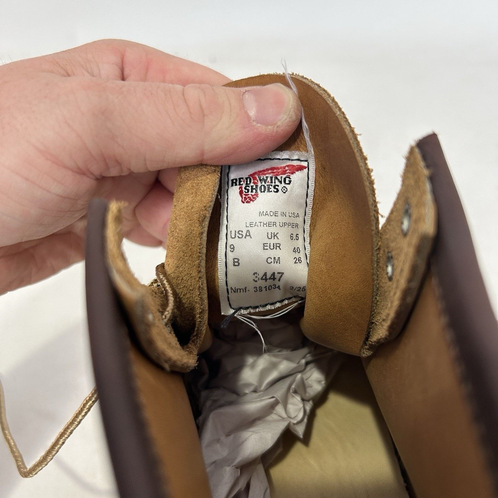 Red Wing Red Wing 6-inch Moc-Toe Boot Hawthorne Muleskinner 3447 Size US 9 / IT 39 - 8 Thumbnail