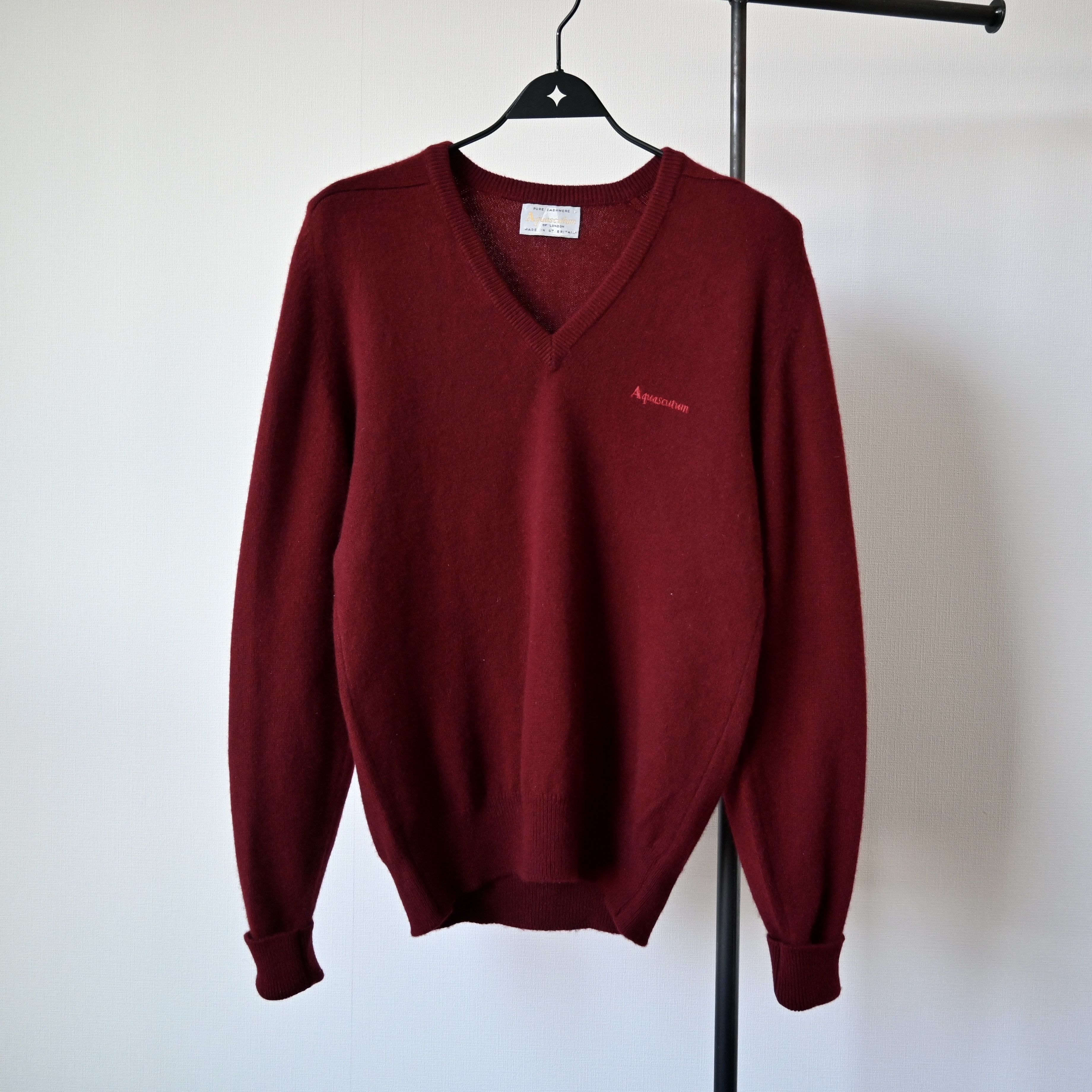 Aquascutum VTG 1990s Aquascutum pure cashmere sweater, made in England Size US M / EU 48-50 / 2 - 1 Thumbnail