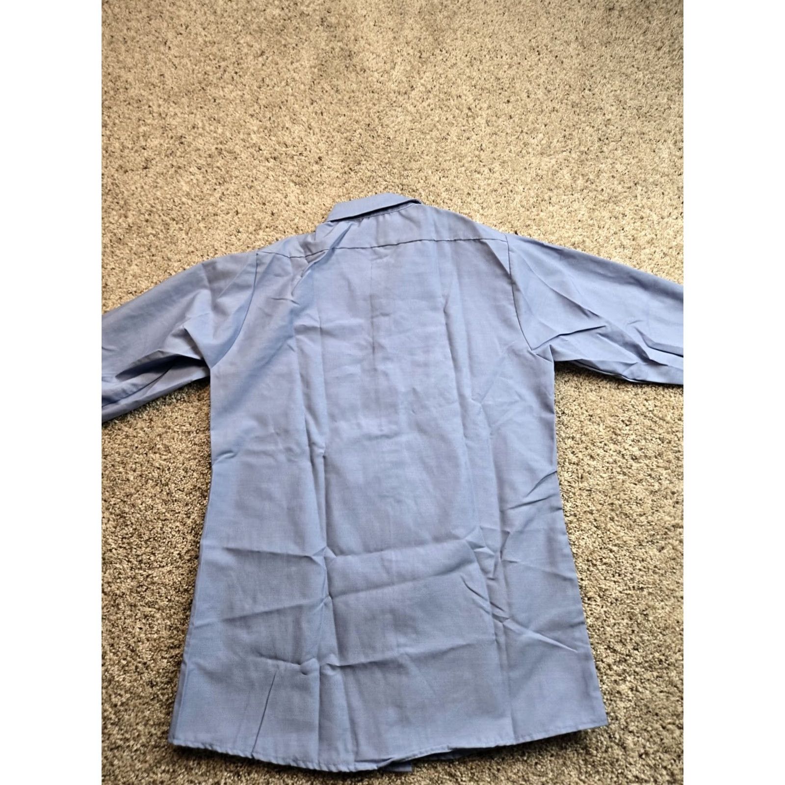 Red Kap Red Kap Work Shirt Mens S Blue Long Sleeve Button-Up Twill USA Made Size US S / EU 44-46 / 1 - 5 Thumbnail