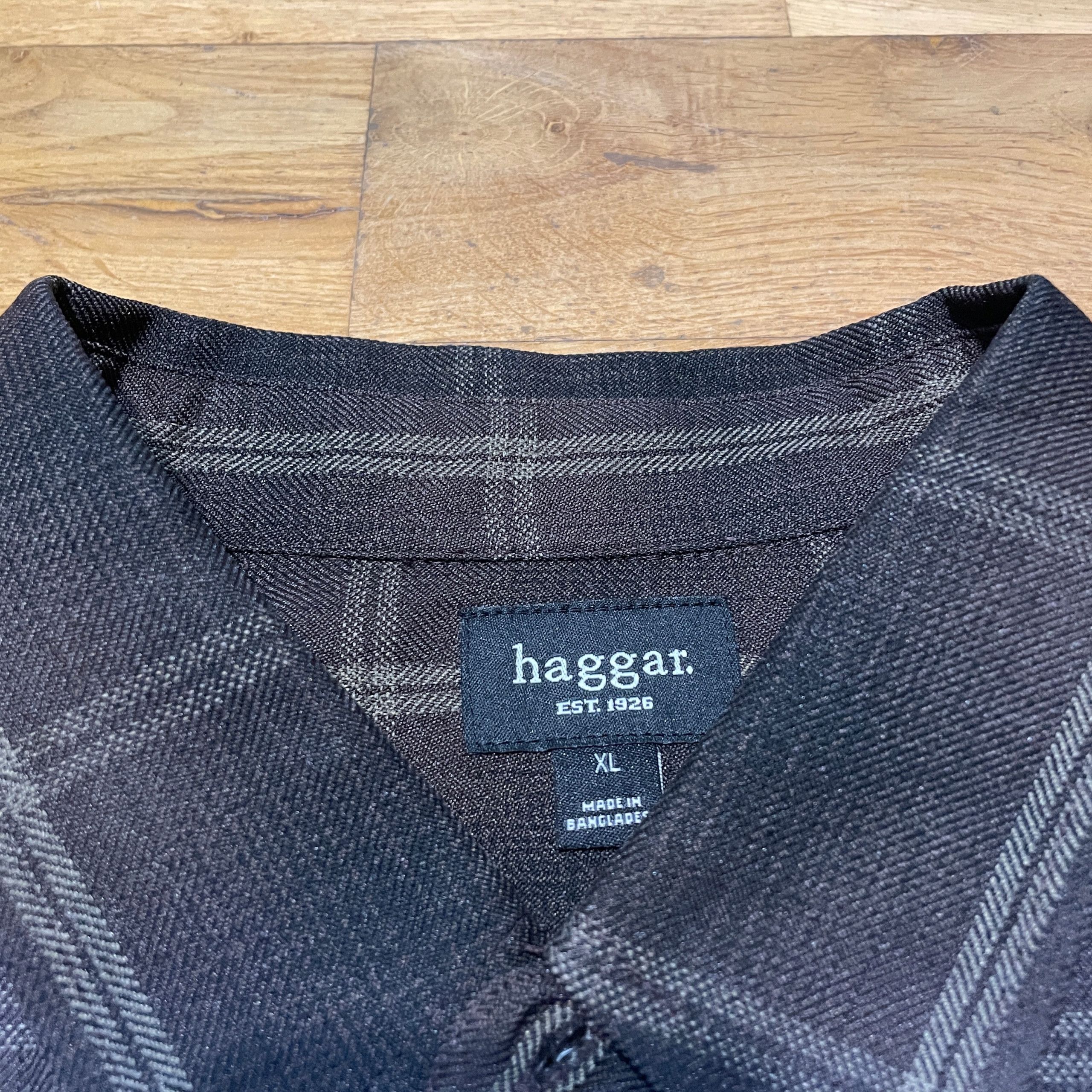 Haggar × Vintage HAGGAR MEN'S LONG SLEEVE CHECK SHIRT Size. XL Size US XL / EU 56 / 4 - 2 Thumbnail