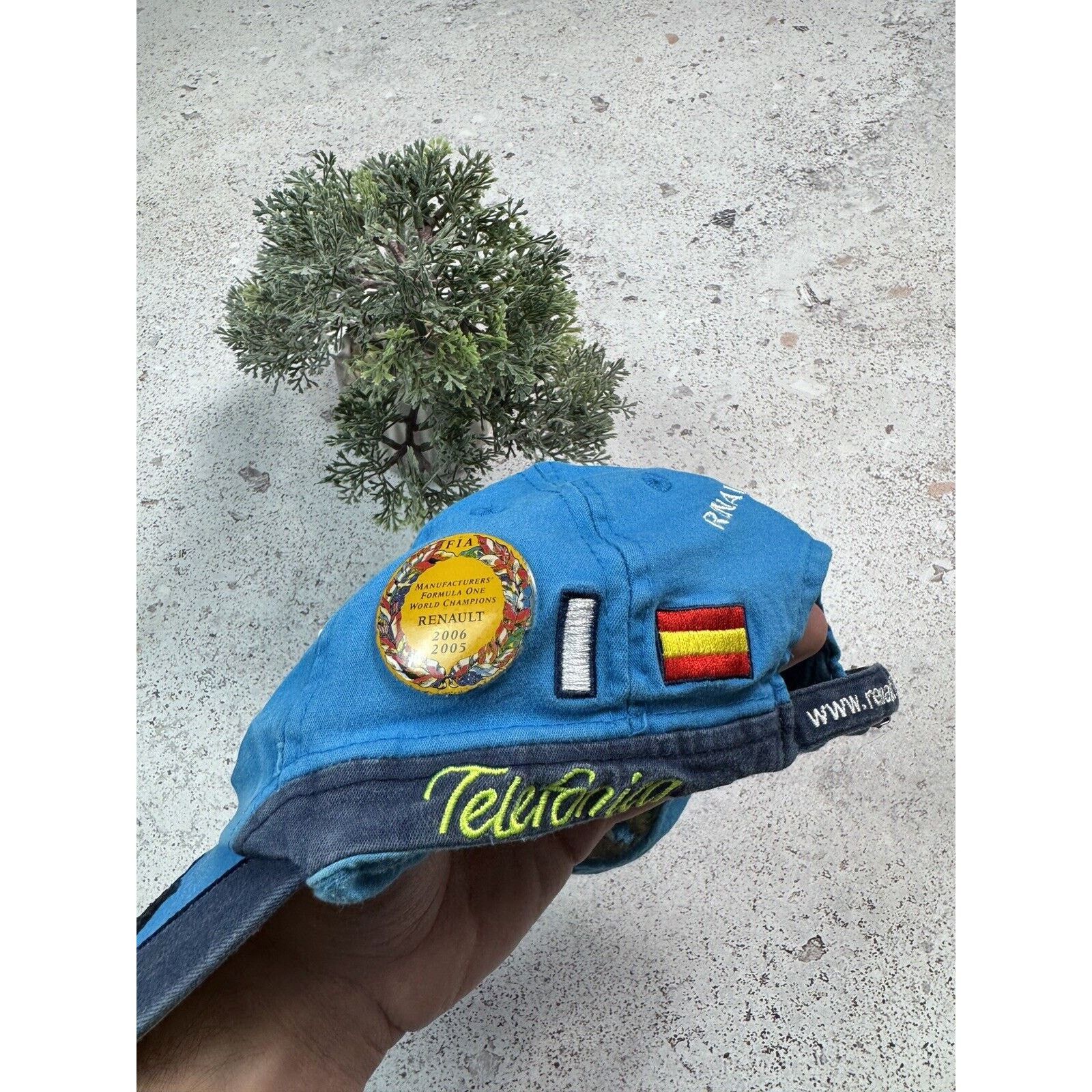 Other Vintage Team Spirit Formula Uno Renault Cap One Size Blue Size ONE SIZE - 4 Thumbnail