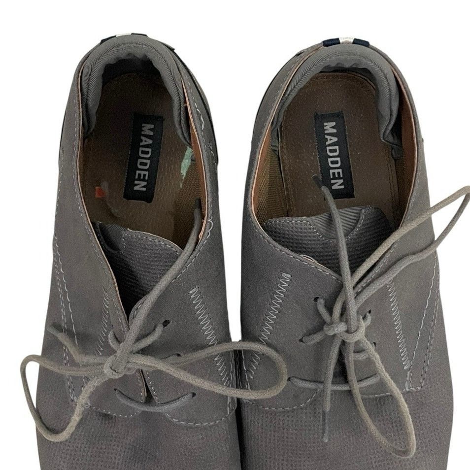 Madden NYC Madden Mens M-Caspon Grey Lace Up Oxford Sneakers Size US 13 / EU 46 - 5 Thumbnail