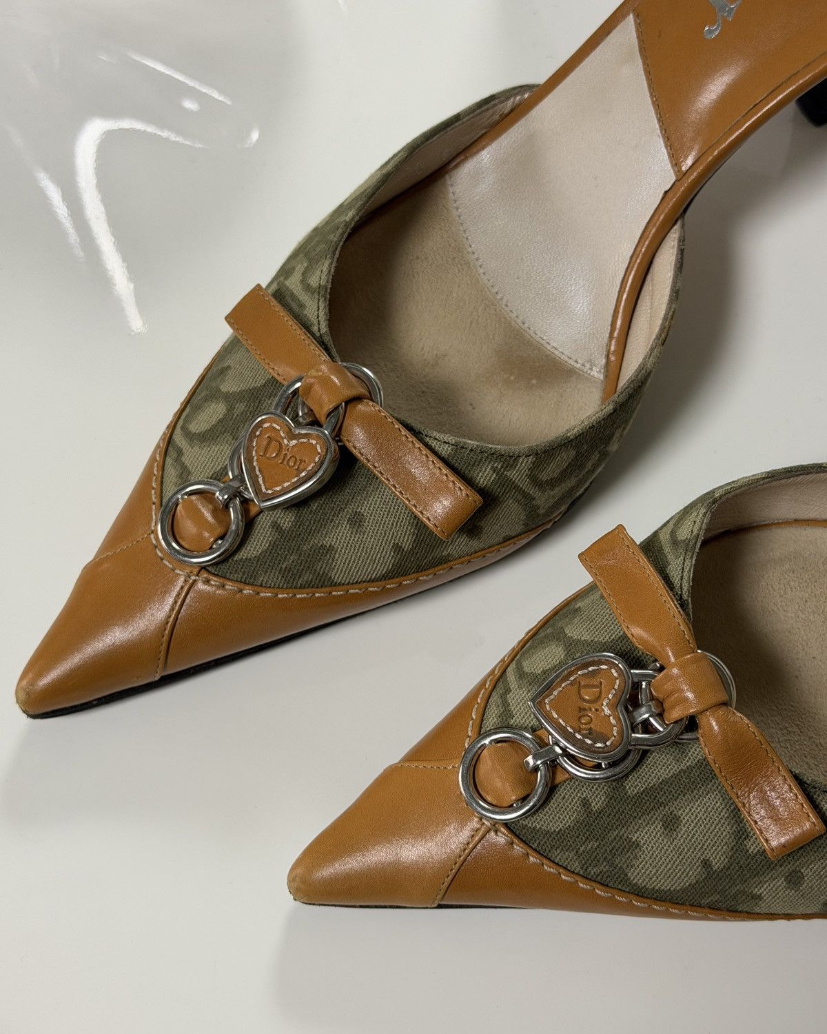 Dior CHRISTIAN DIOR F/W 2006 ‘Romantique’ Trotter Leather Mules Size US 7 / IT 37 - 5 Thumbnail