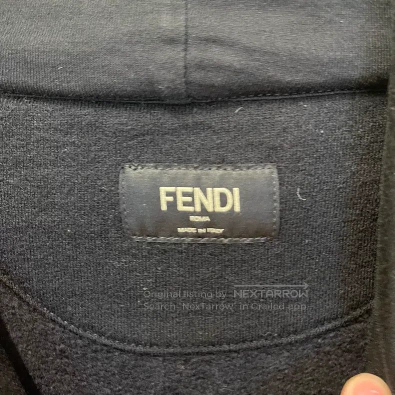 Fendi Fendi Monster eye hooded knit zipper jacket Size US L / EU 52-54 / 3 - 5 Thumbnail
