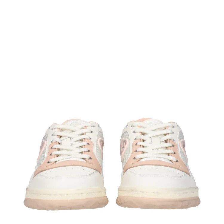Gucci oc11z1025 Women's MAC80 Sneakers in White & Nude Pink Size US 12 / IT 42 - 3 Thumbnail