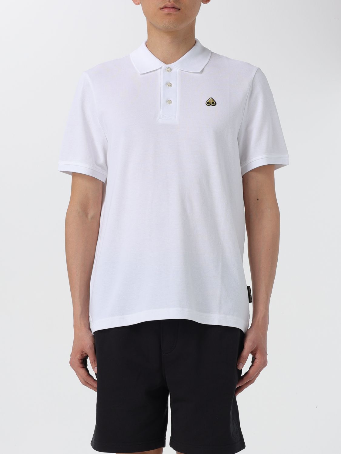 image of Moose Knuckles Polo Shirt Men White (Size 2XL)