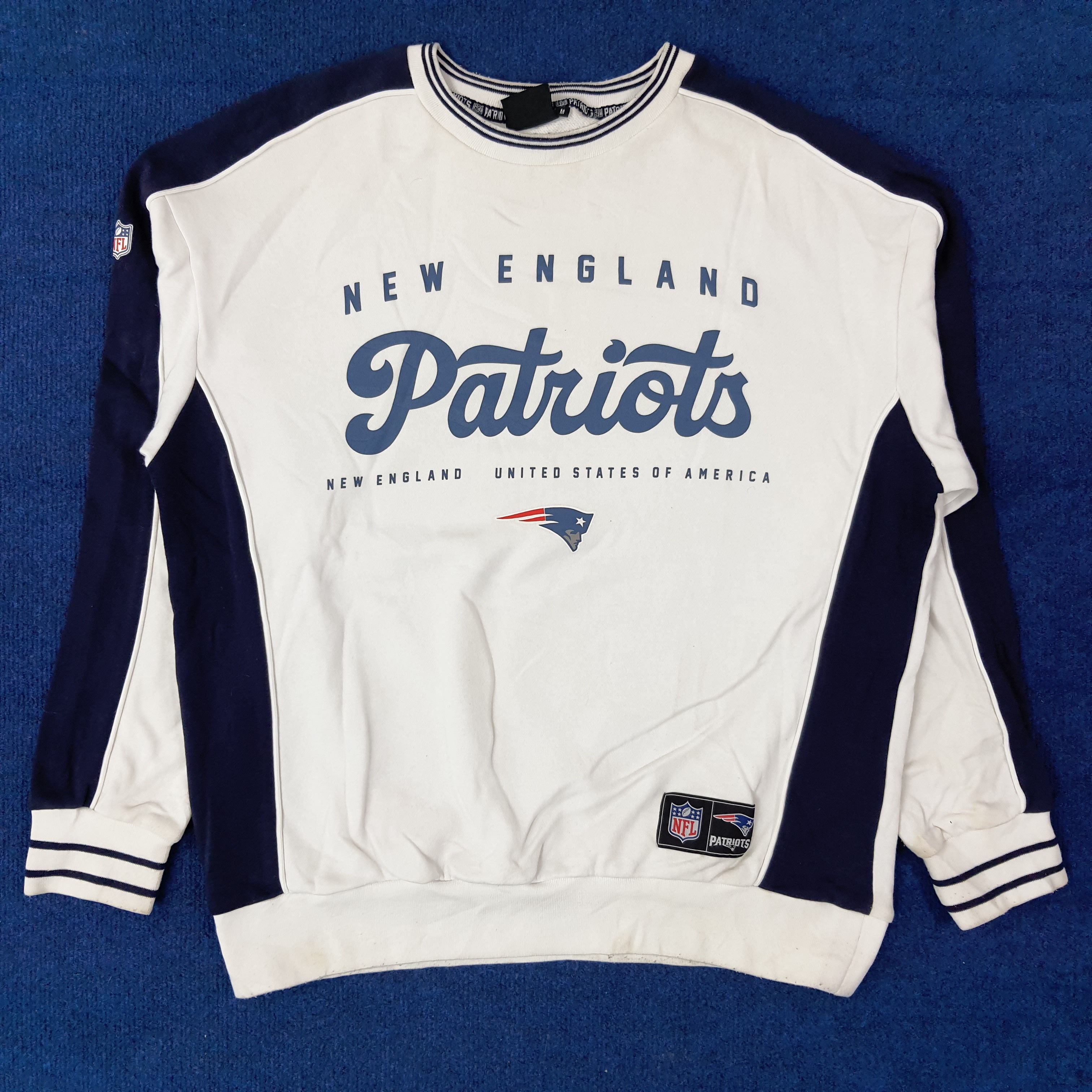 NFL Vintage NFL New England Patriots Sweatshirt C262N23 Size US L / EU 52-54 / 3 - 1 Thumbnail