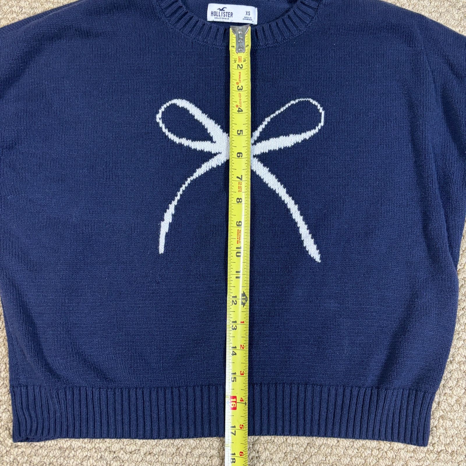 Hollister y2k style hollister bow knit crewneck XS prisana bay style Size XS / US 0-2 / IT 36-38 - 6 Thumbnail