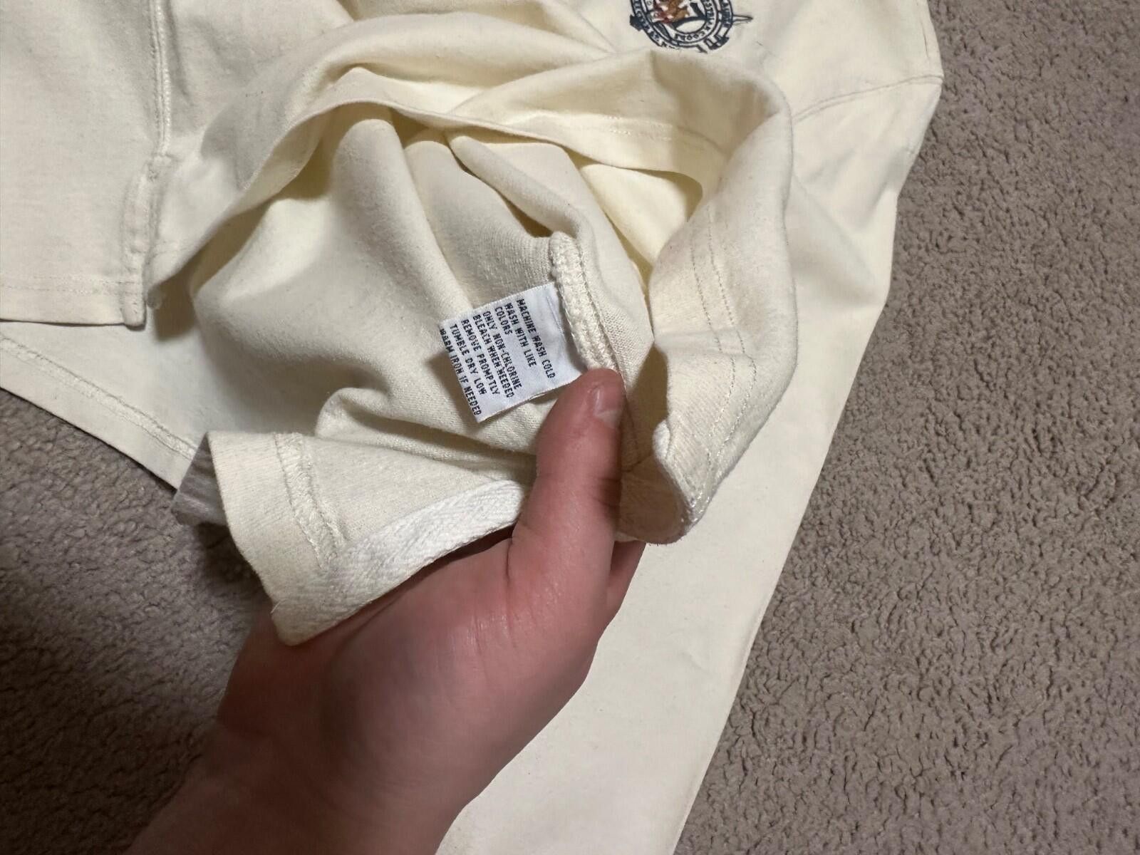 Polo Ralph Lauren VTG Polo Ralph Lauren Quilted Rugby Shirt Men Crest Logo Size US M / EU 48-50 / 2 - 6 Thumbnail