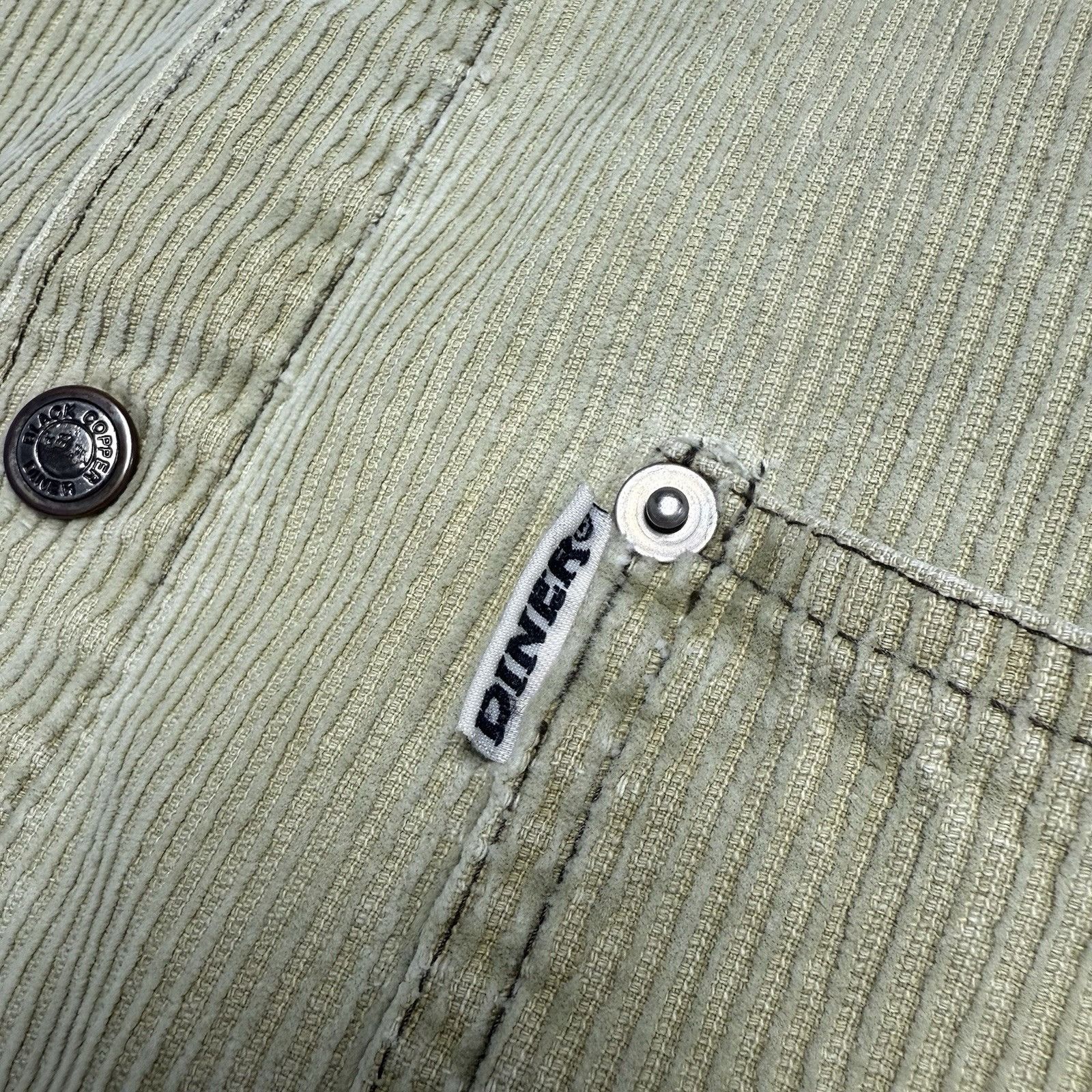 Vintage Vintage Diner Brand Shacket Mens L Y2k 90s Skate Ribbed Size US L / EU 52-54 / 3 - 7 Thumbnail
