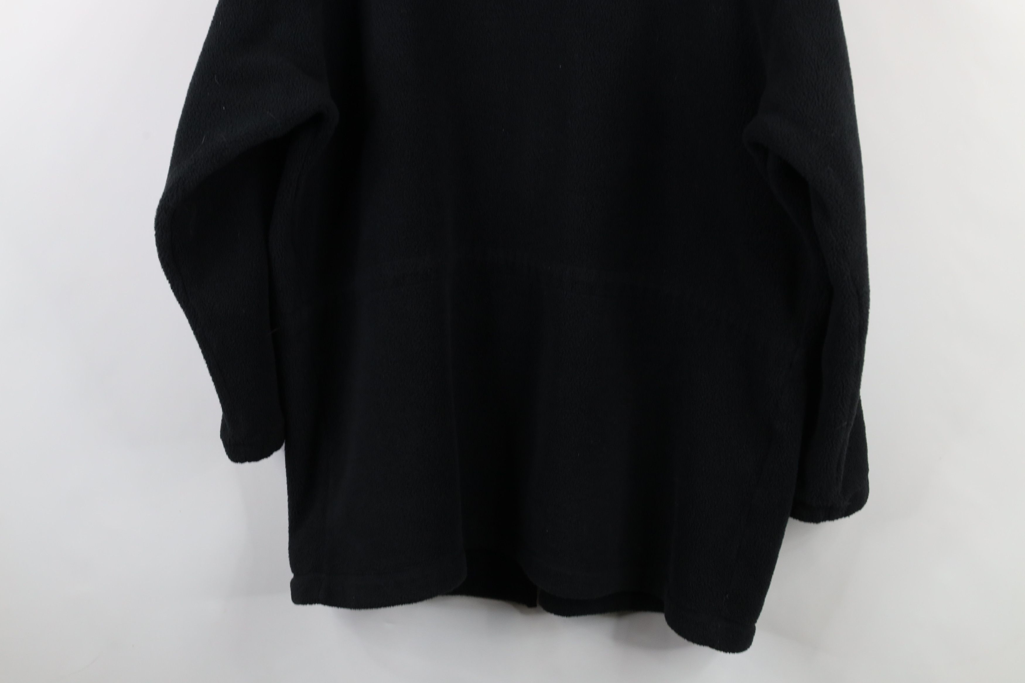 Eddie Bauer × Vintage Vintage 90s Eddie Bauer Hooded Fleece Jacket Black USA Size L / US 10 / IT 46 - 15 Thumbnail