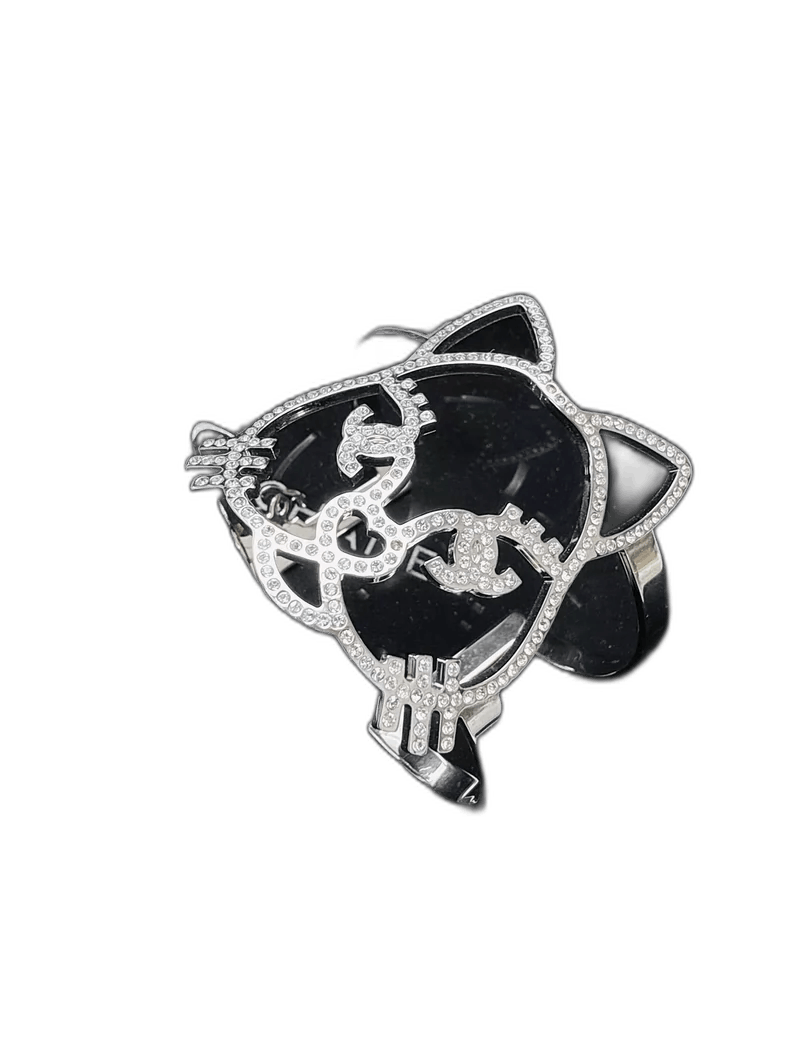 Chanel Vintage Chanel Crystal Cat Bracelet Bangle Size ONE SIZE - 1 Thumbnail