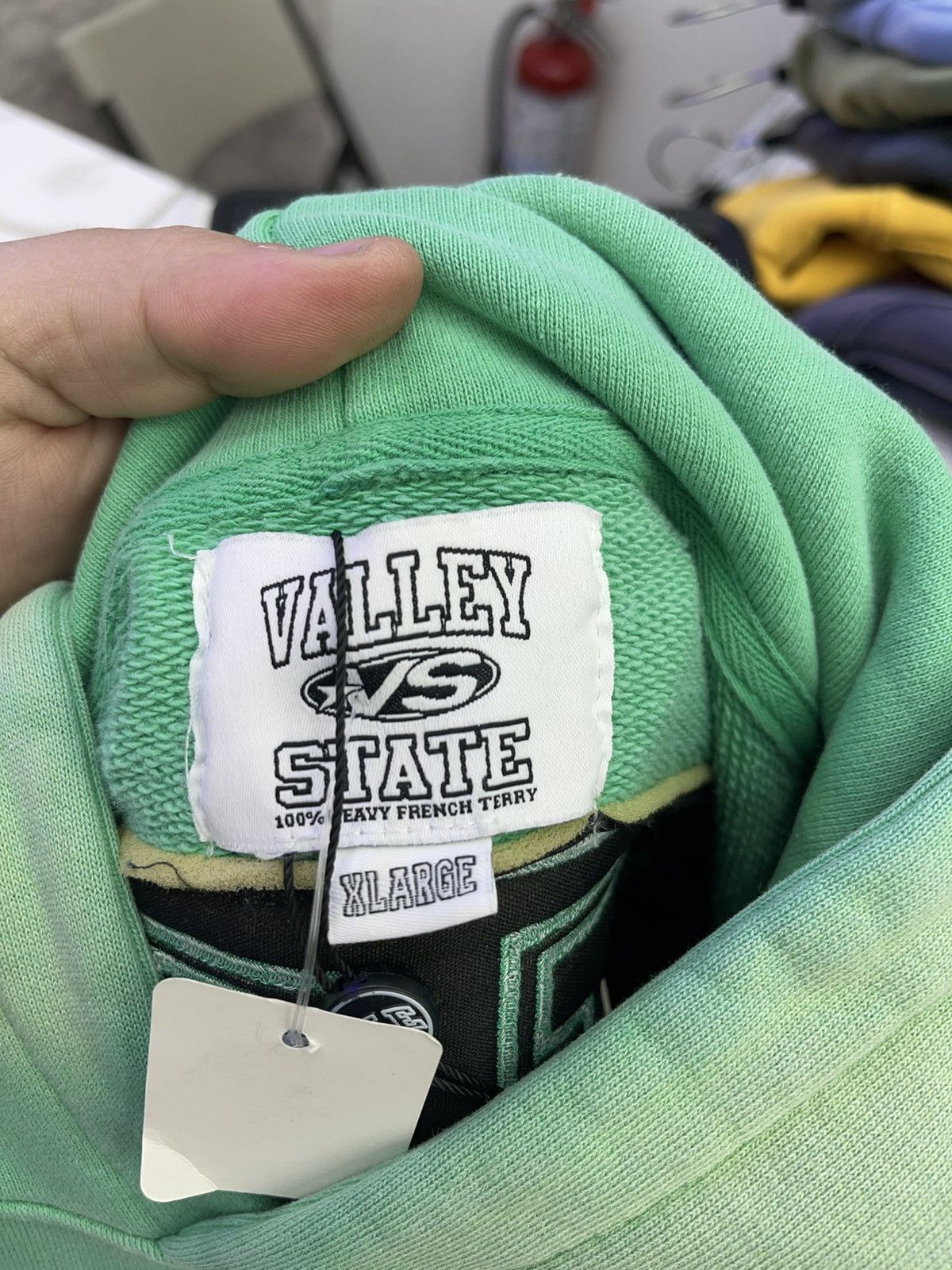 Vale Vale lives “VS” hoodie (green) Size US XL / EU 56 / 4 - 3 Thumbnail